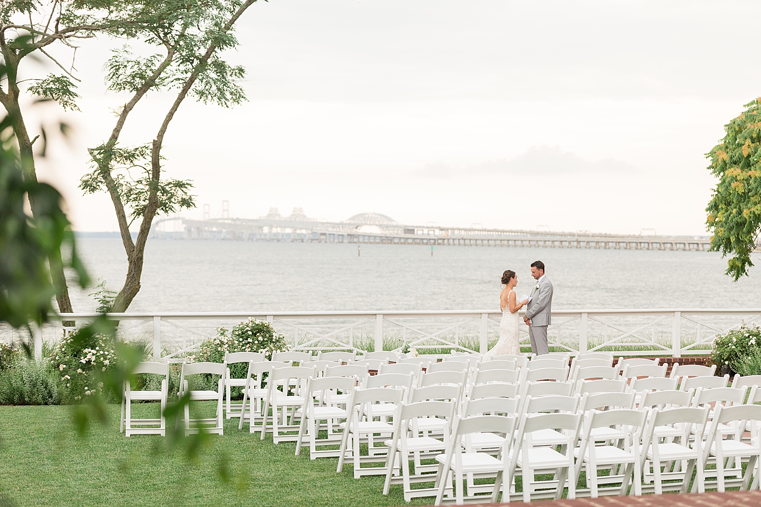 bride and groom portrait