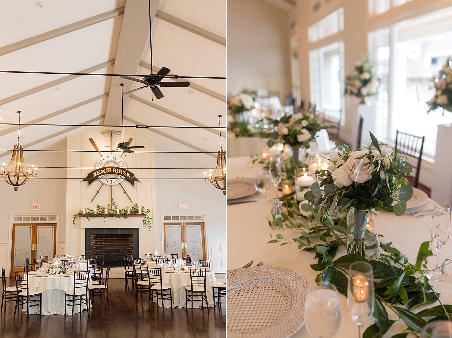 chesapeake bay beach club reception room 