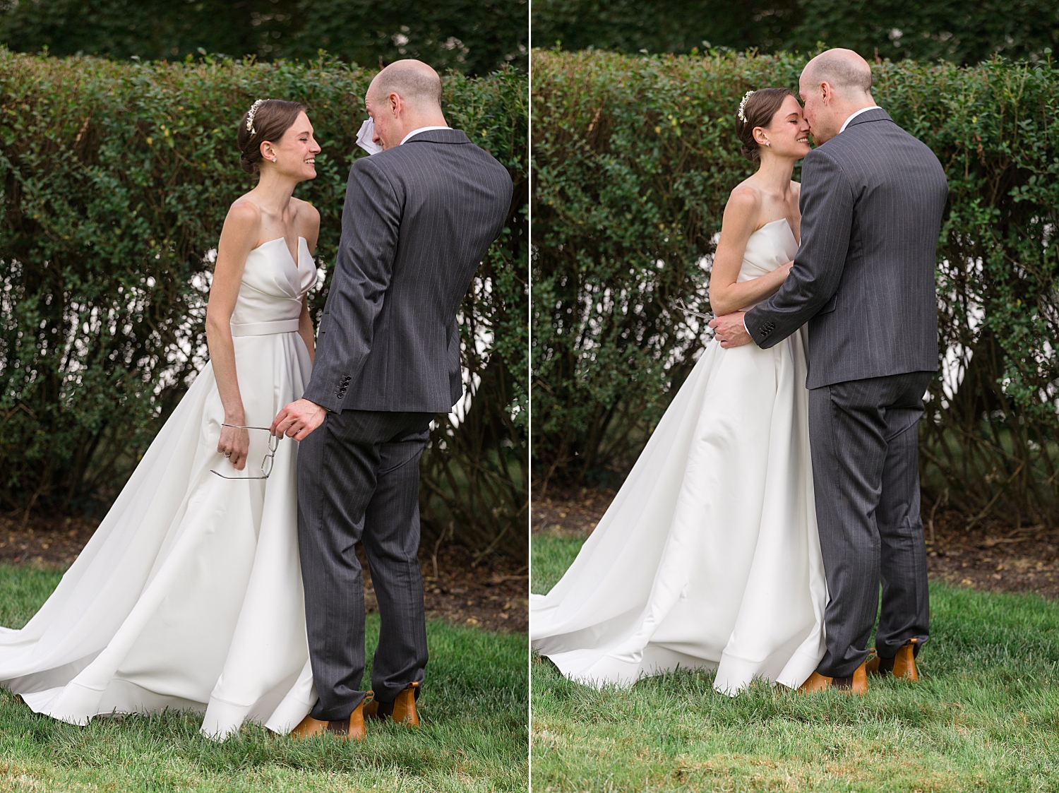 bride and groom portrait