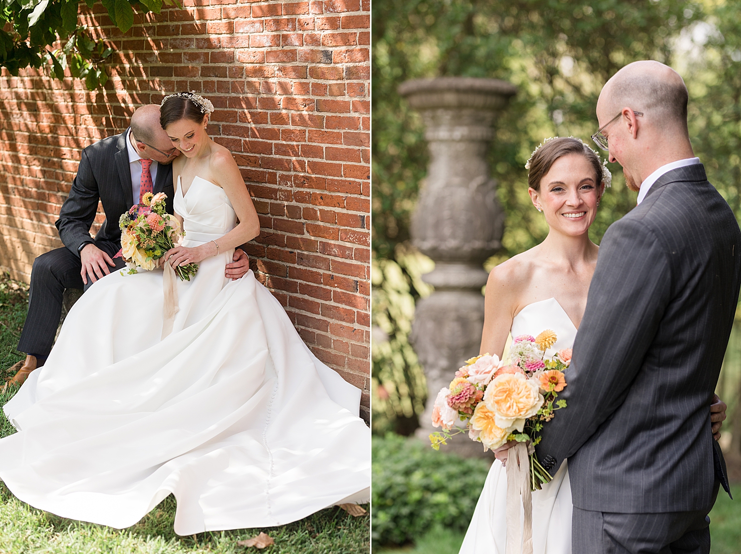 bride and groom portrait