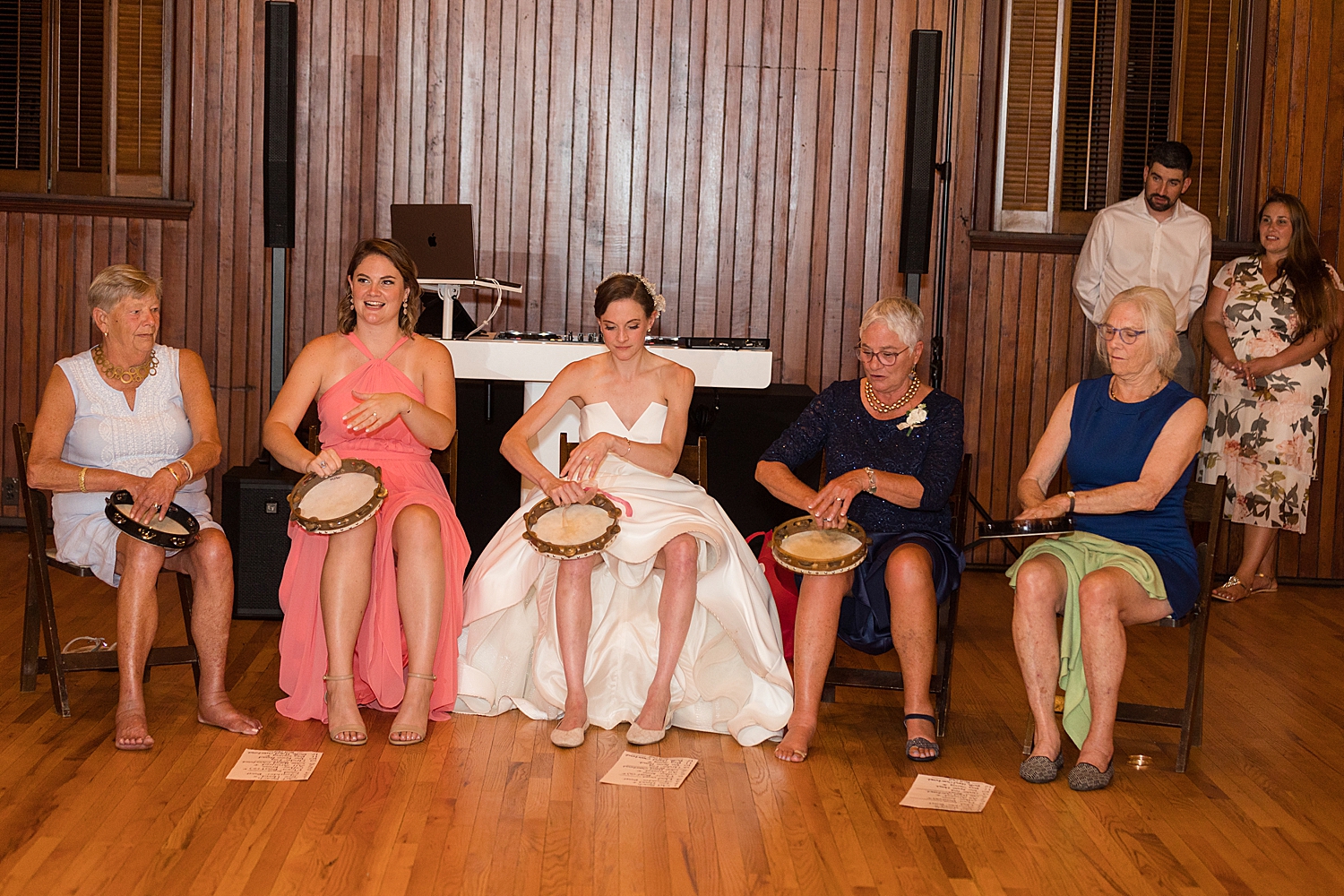 synchronized tambourine circle tradition