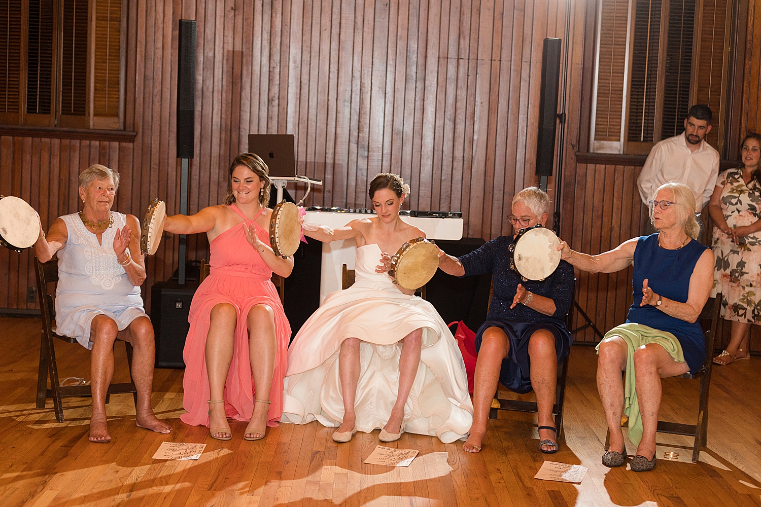 synchronized tambourine circle tradition