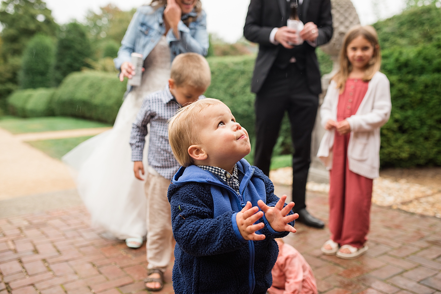 candid guests cute kids