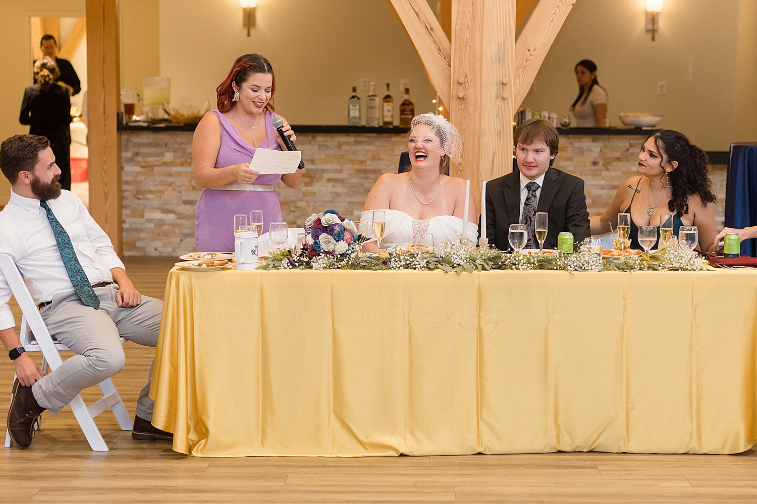 wedding toasts at the atreeum