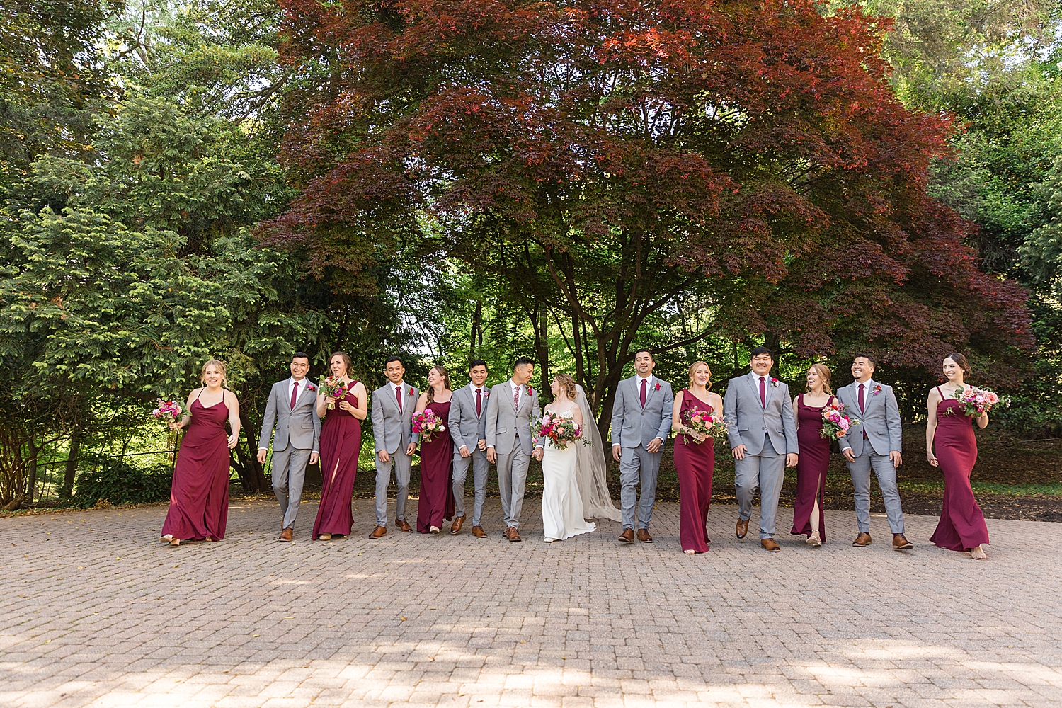 full wedding party in baltimore