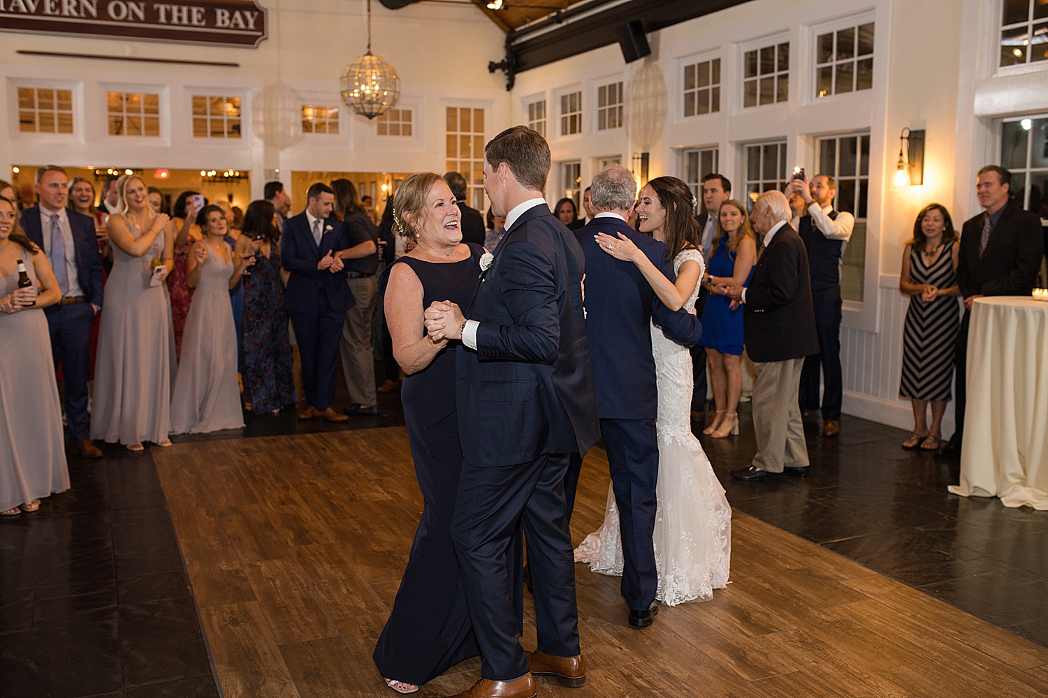 groom dancing with mom