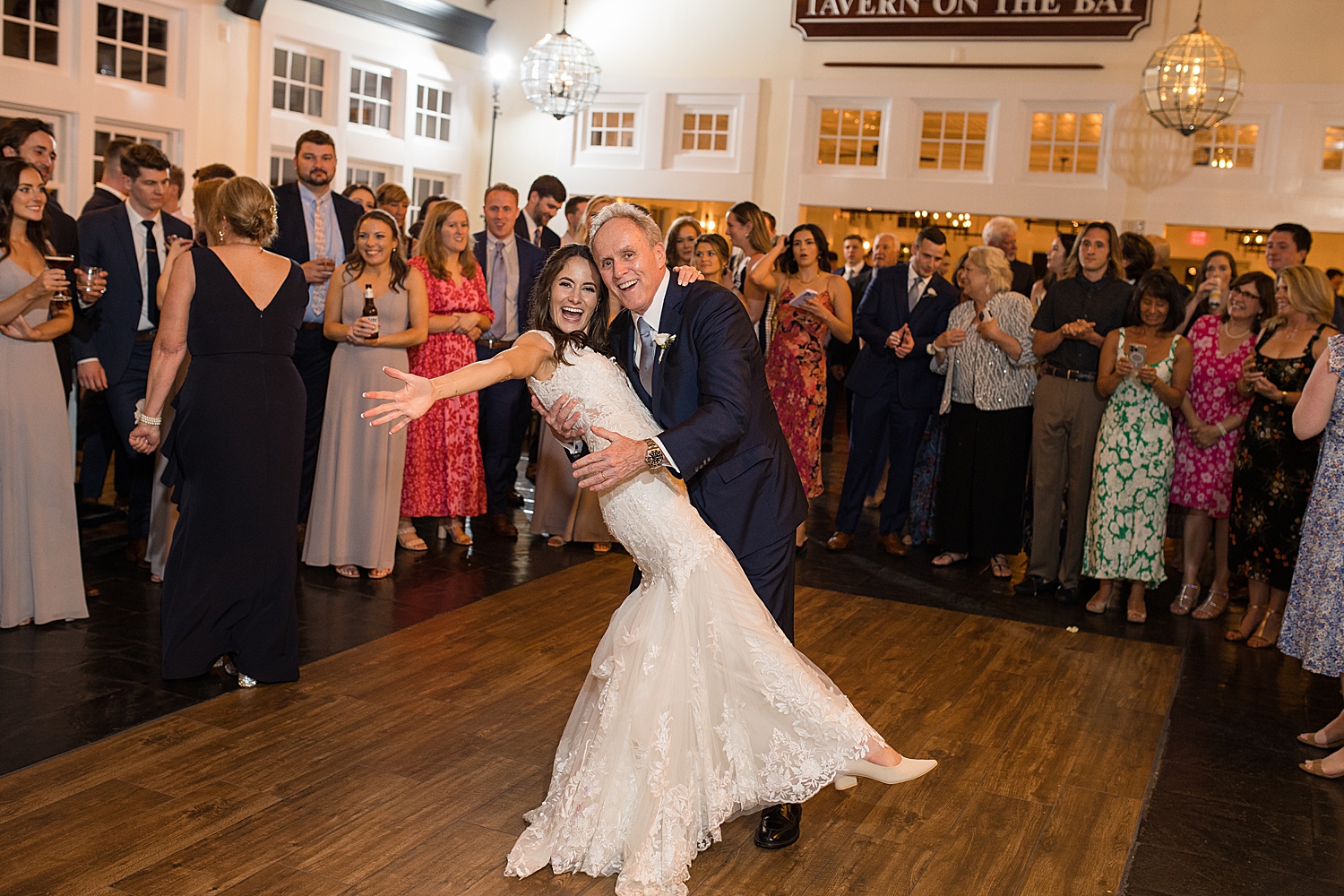 bride dancing with dad