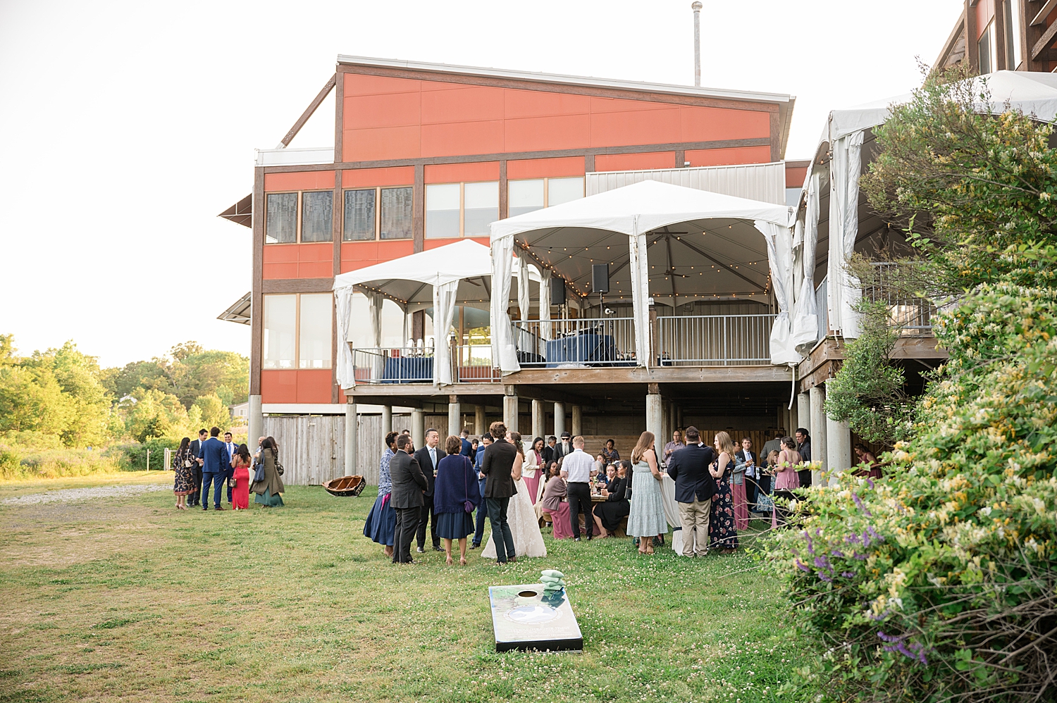 cocktail hour at chesapeake bay foundation