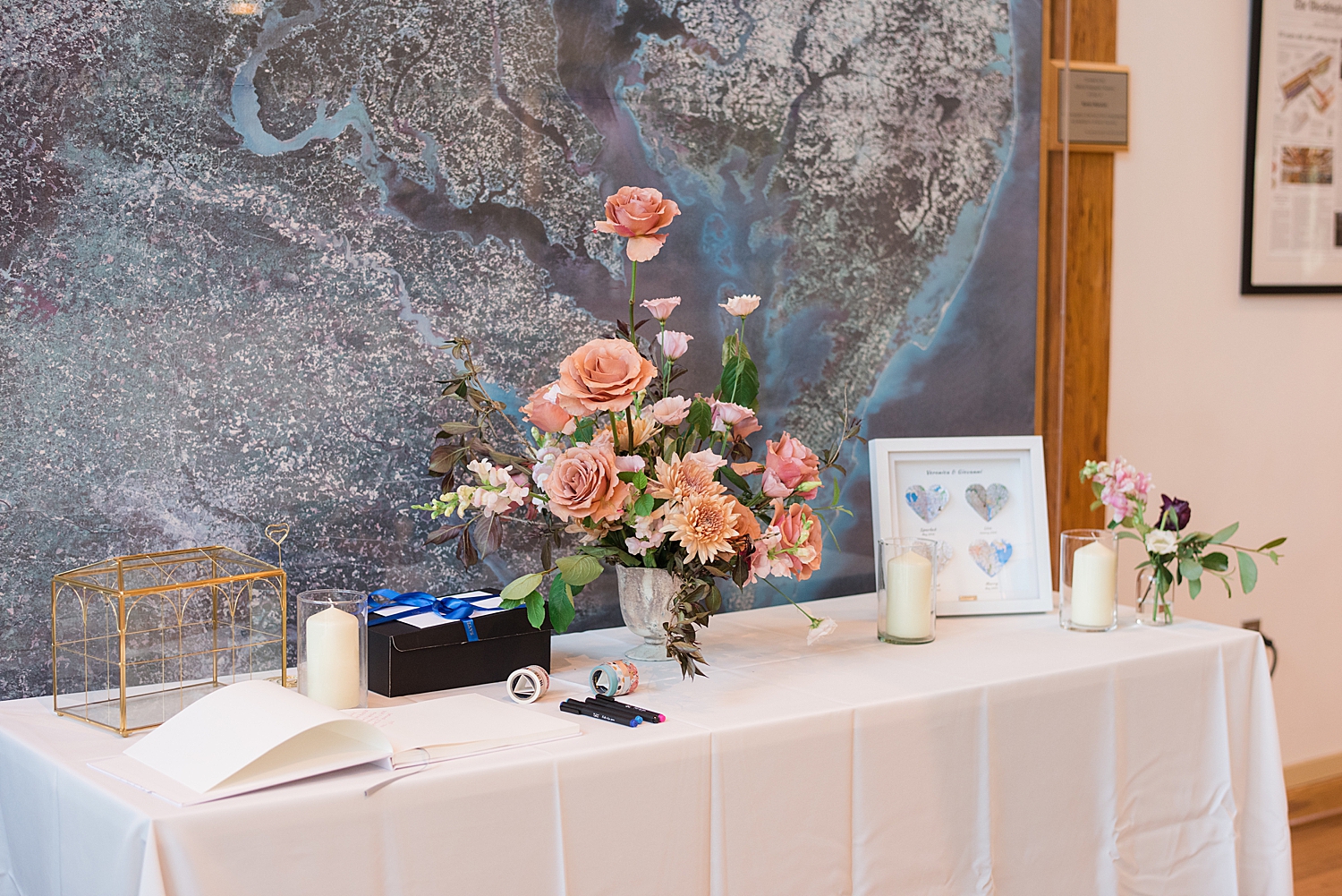 reception display table