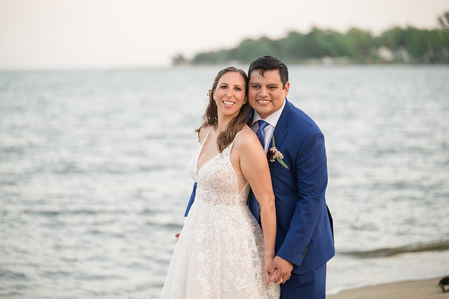 bride and groom portrait