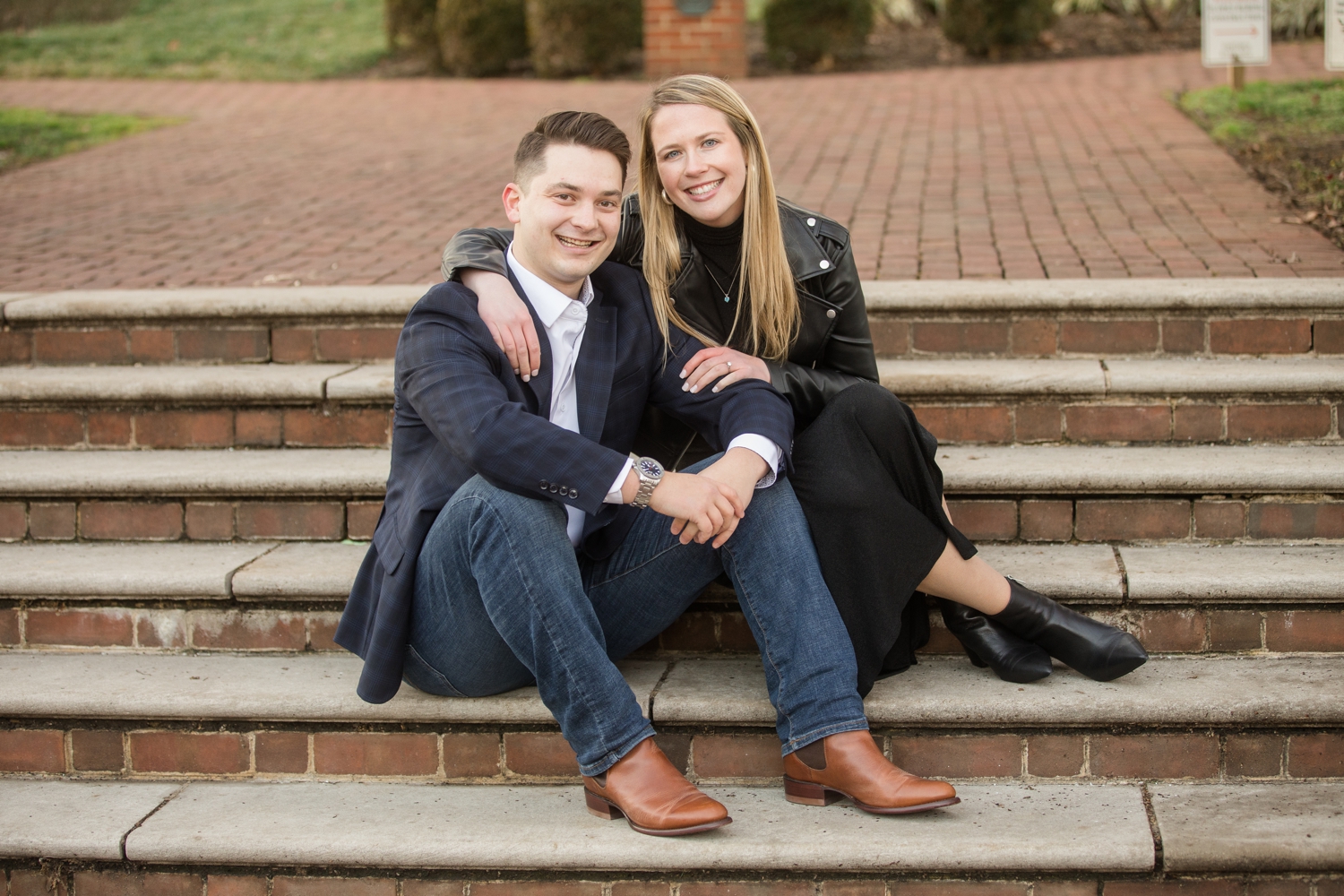 Maryland State House Annapolis engagement photos