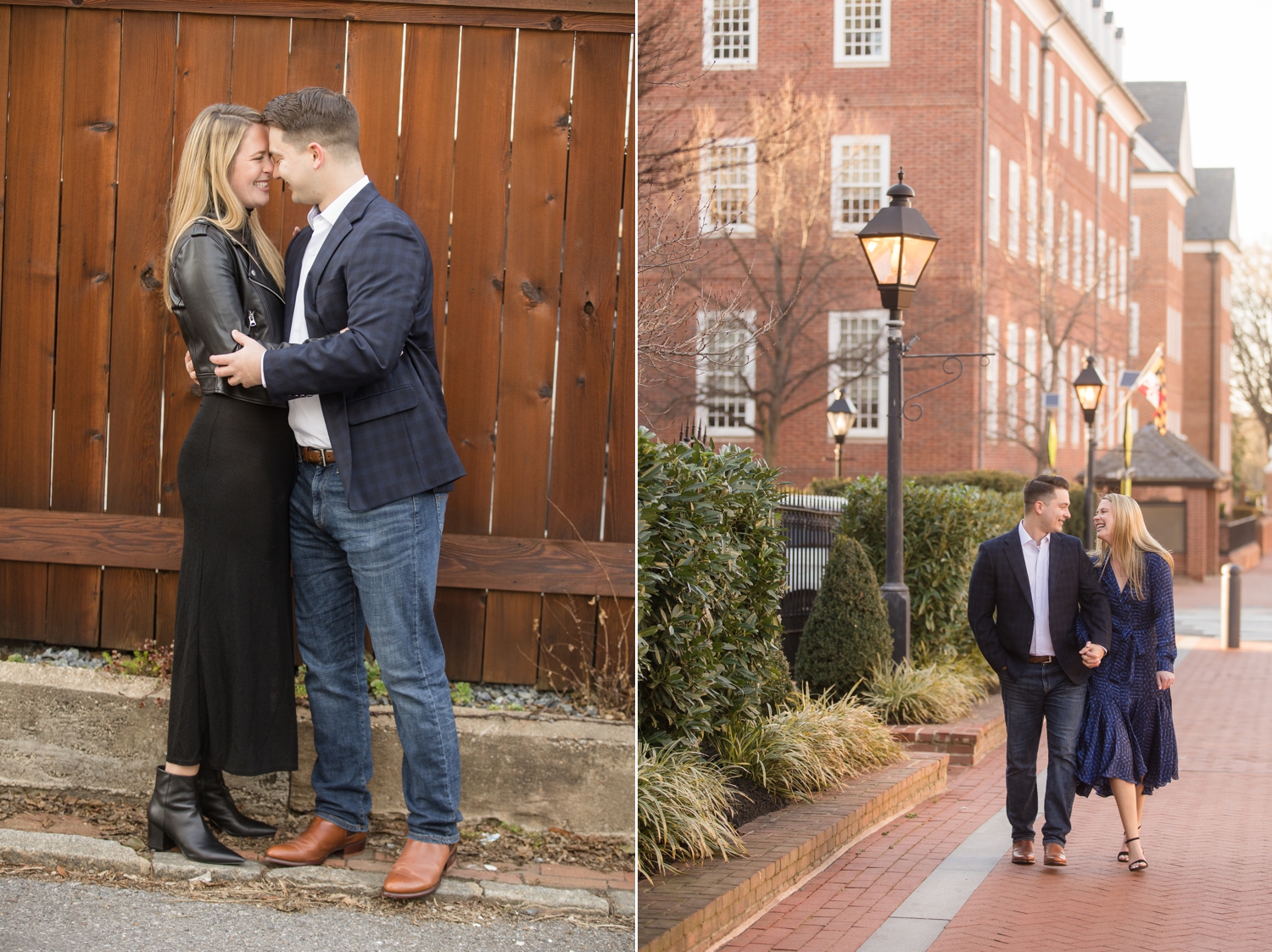 Pinkney Street Annapolis engagement photographer charming streets