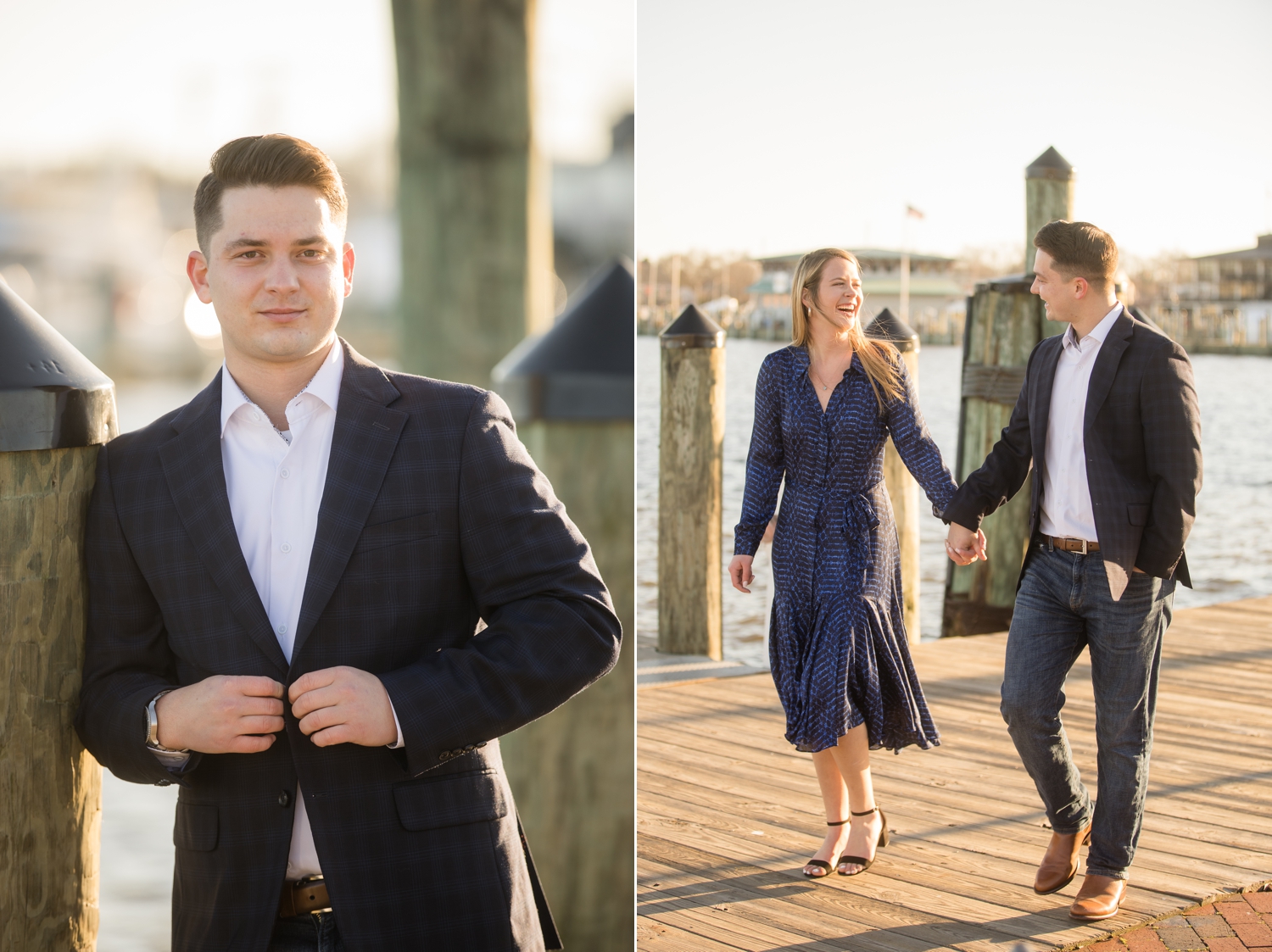 City Dock Ego Alley Annapolis engagement photographer 