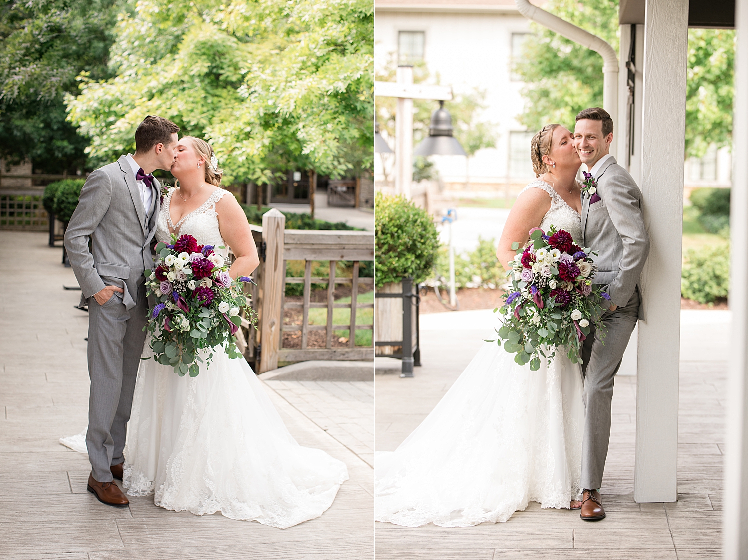 couple portrait kiss