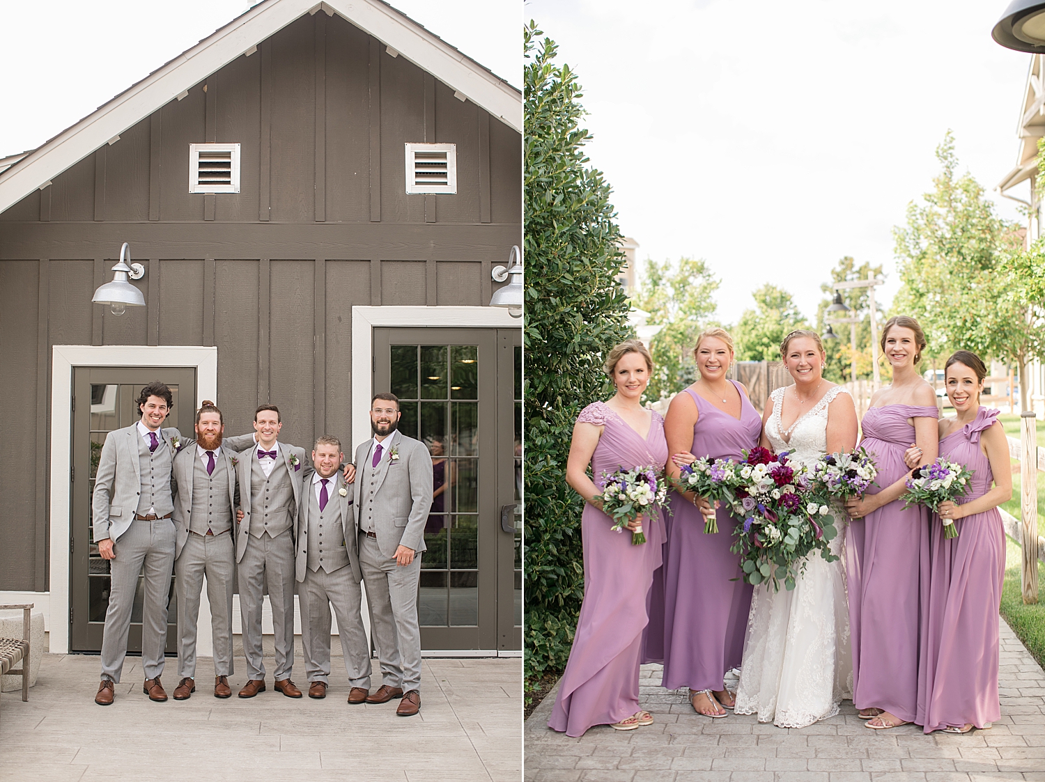 wedding party portraits