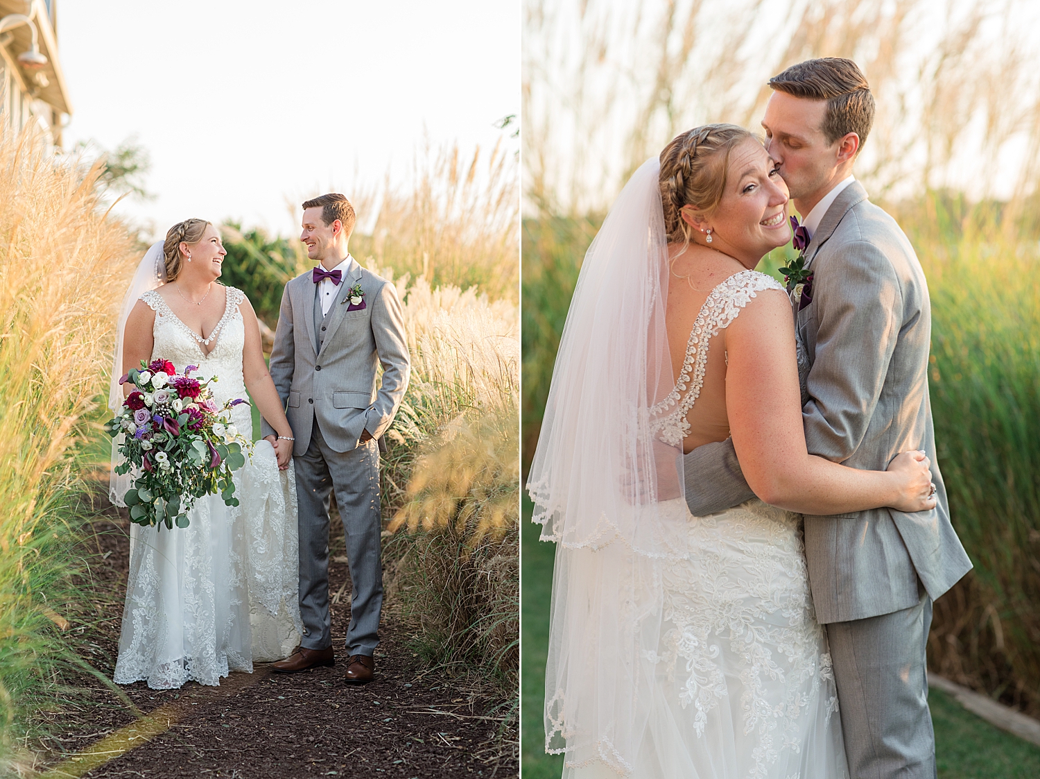 couple portrait in reeds