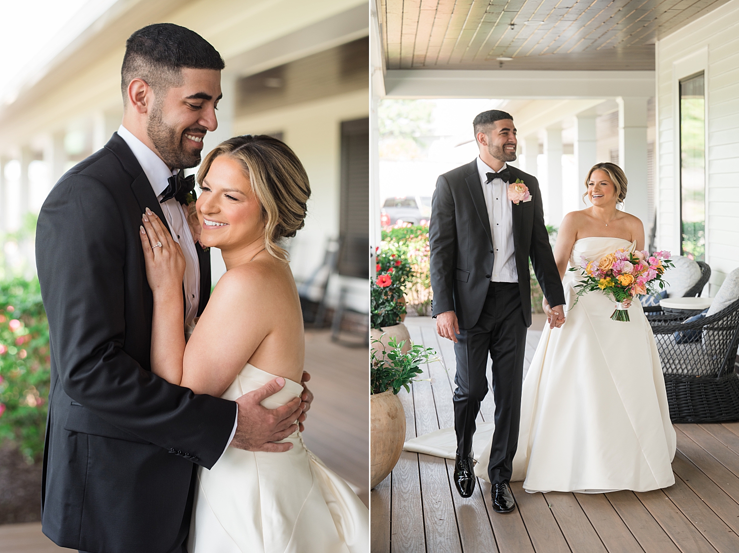 bride and groom couple portrait