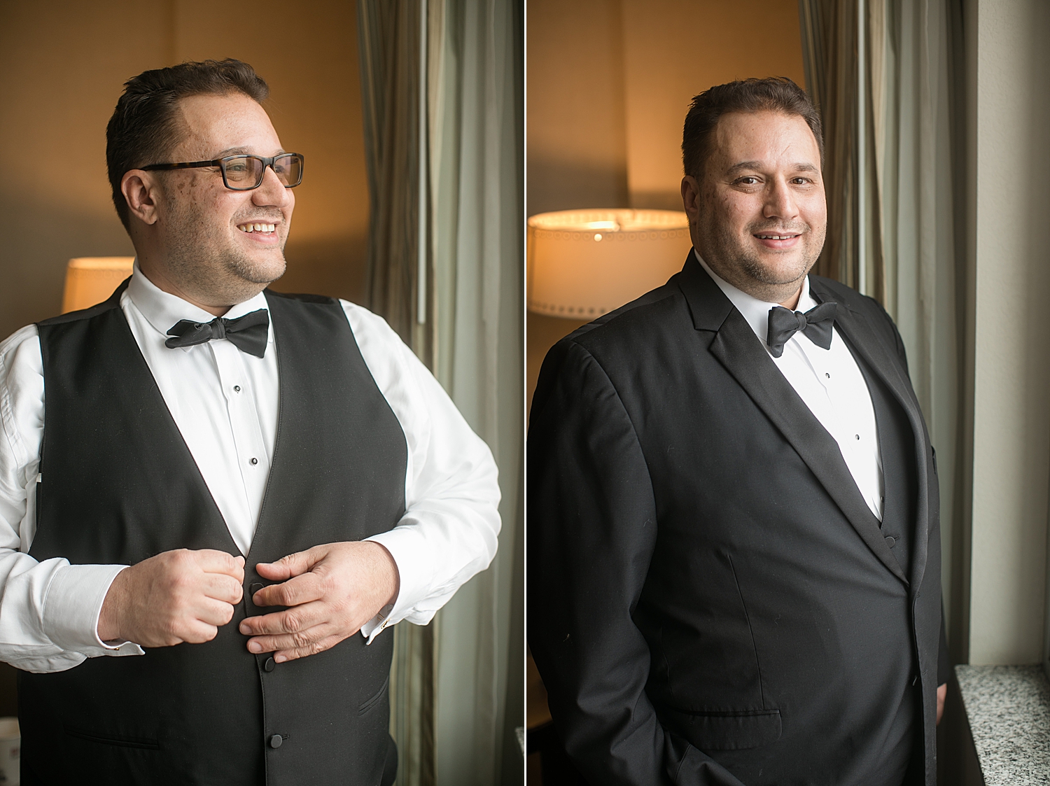 groom getting ready