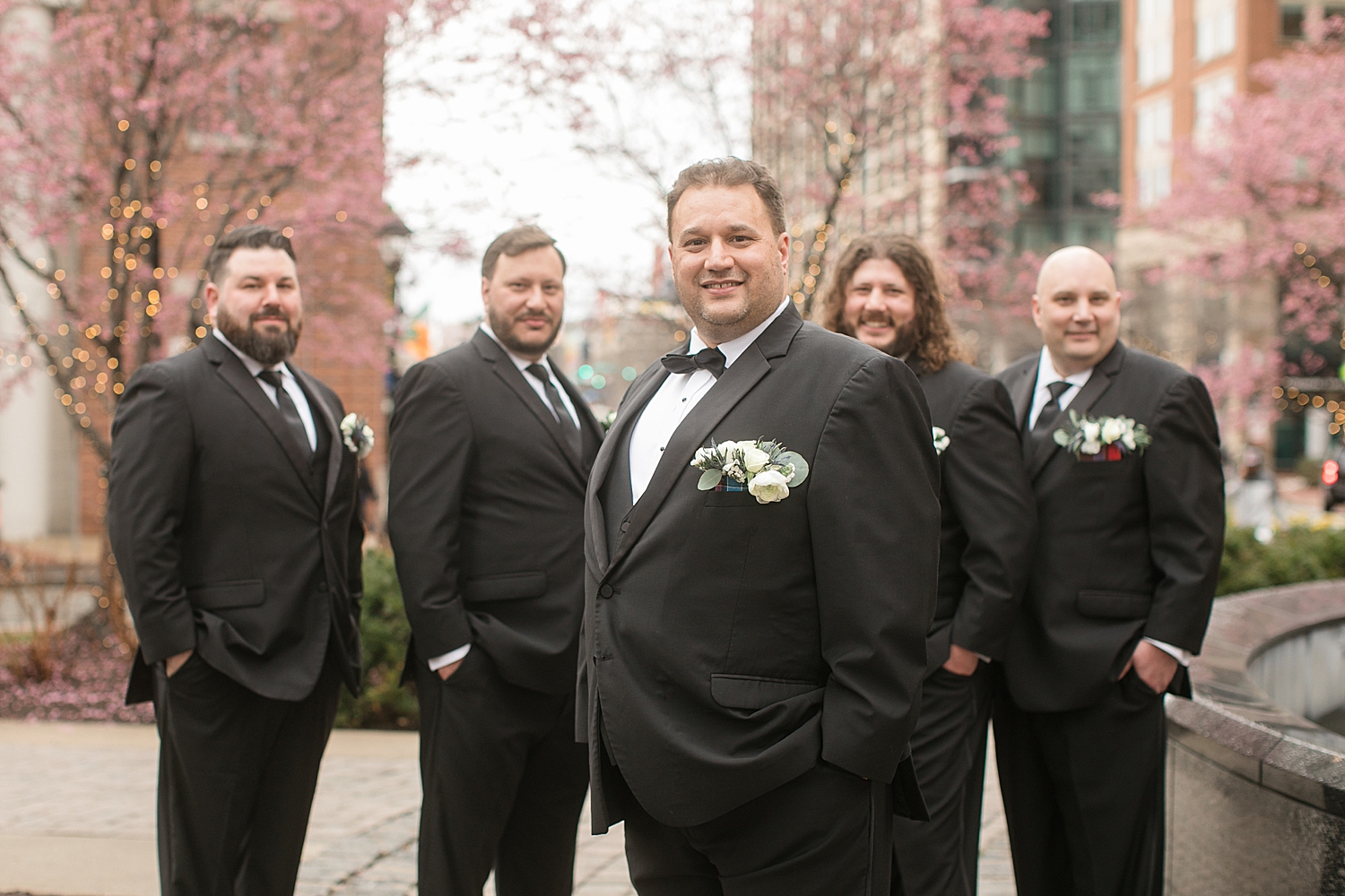 groom and groomsmen