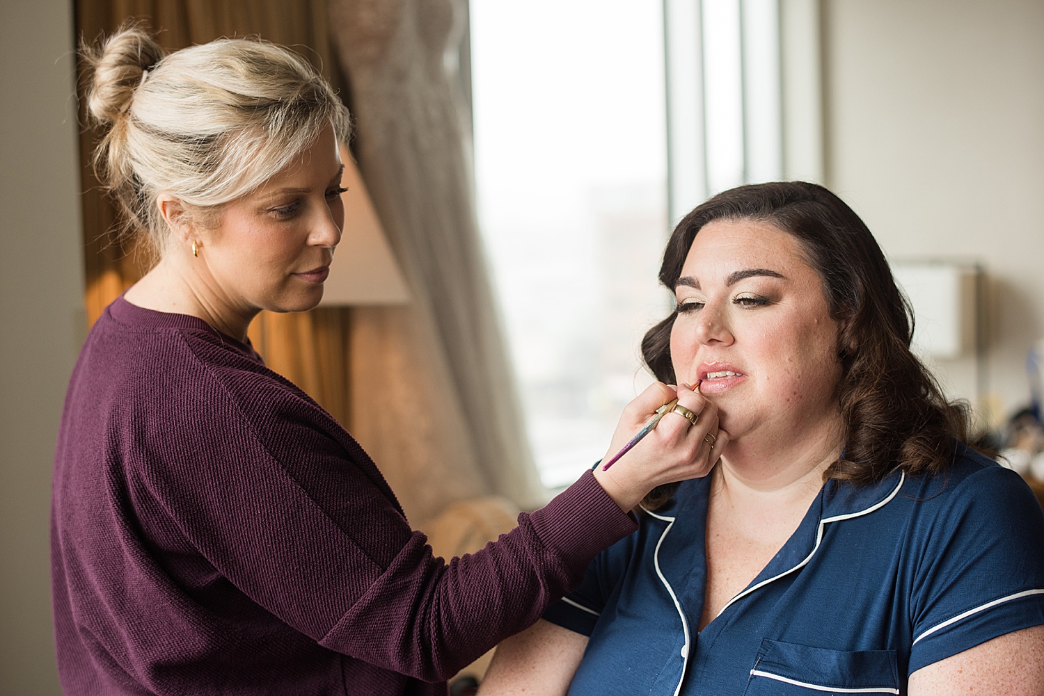 bride getting ready