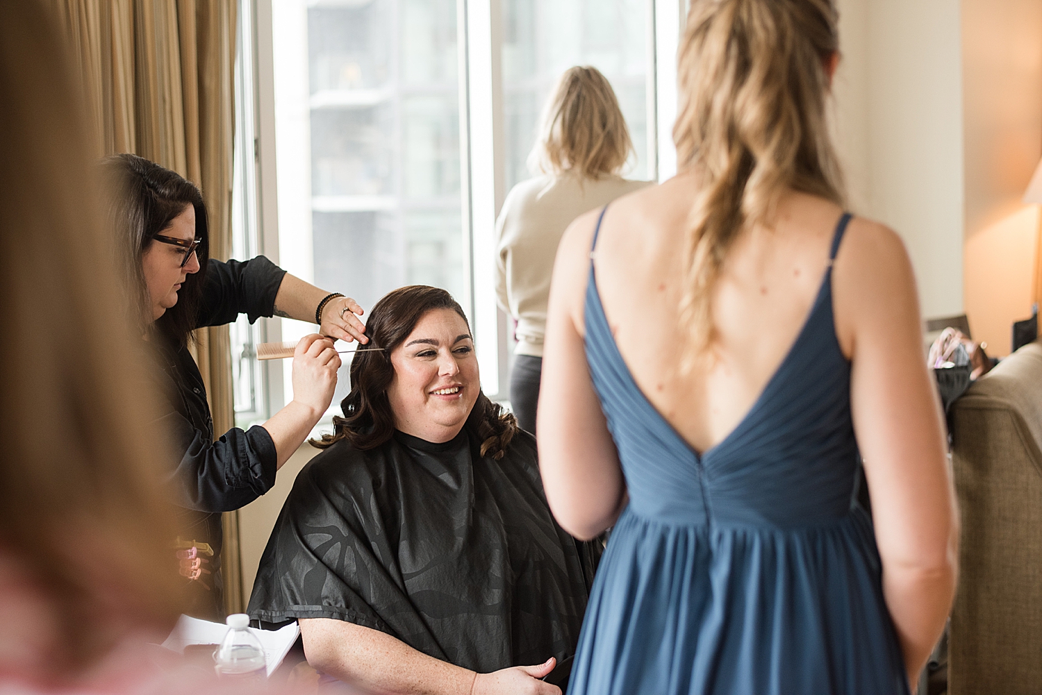 bride getting ready