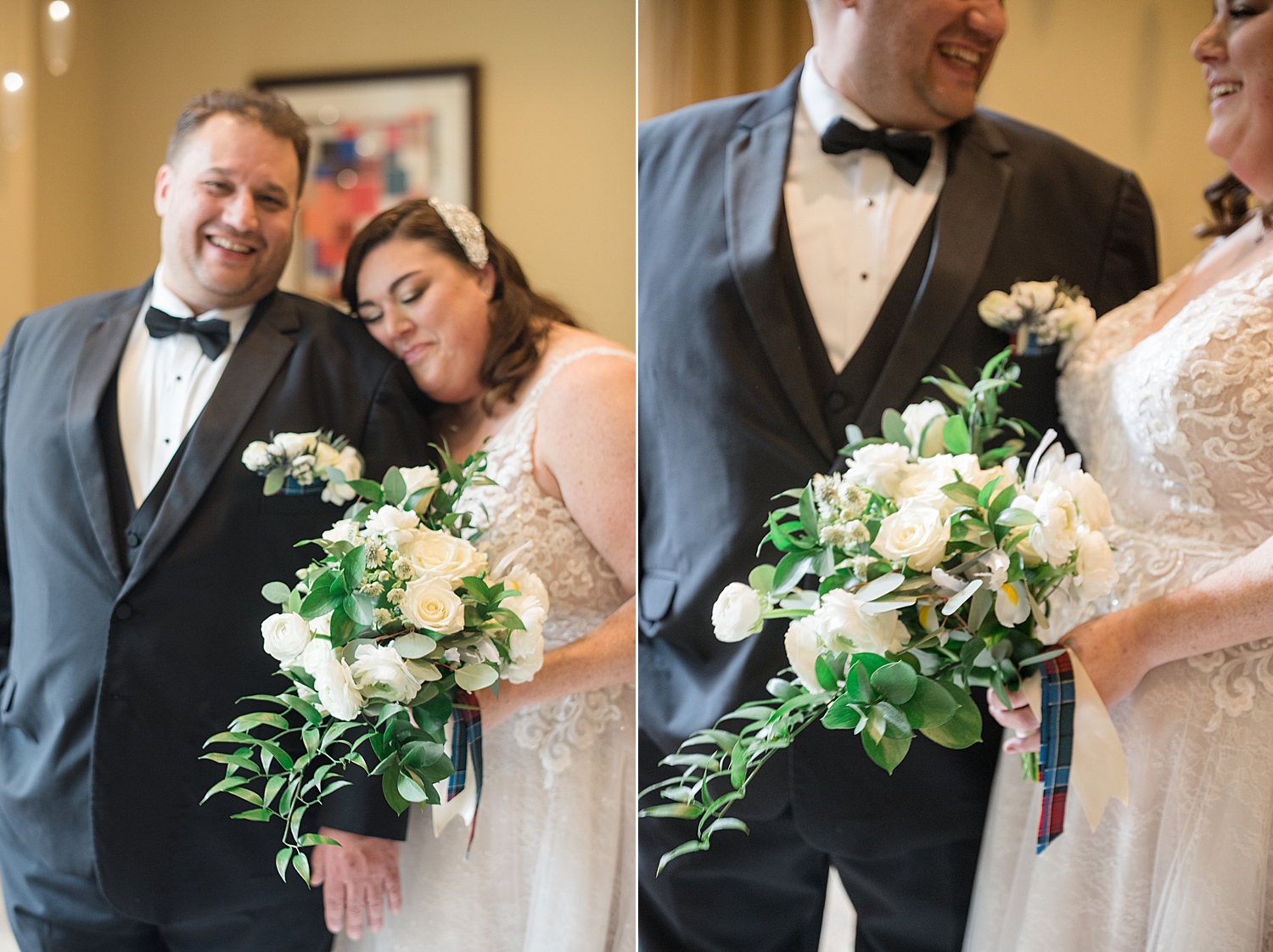 couple portrait after first look