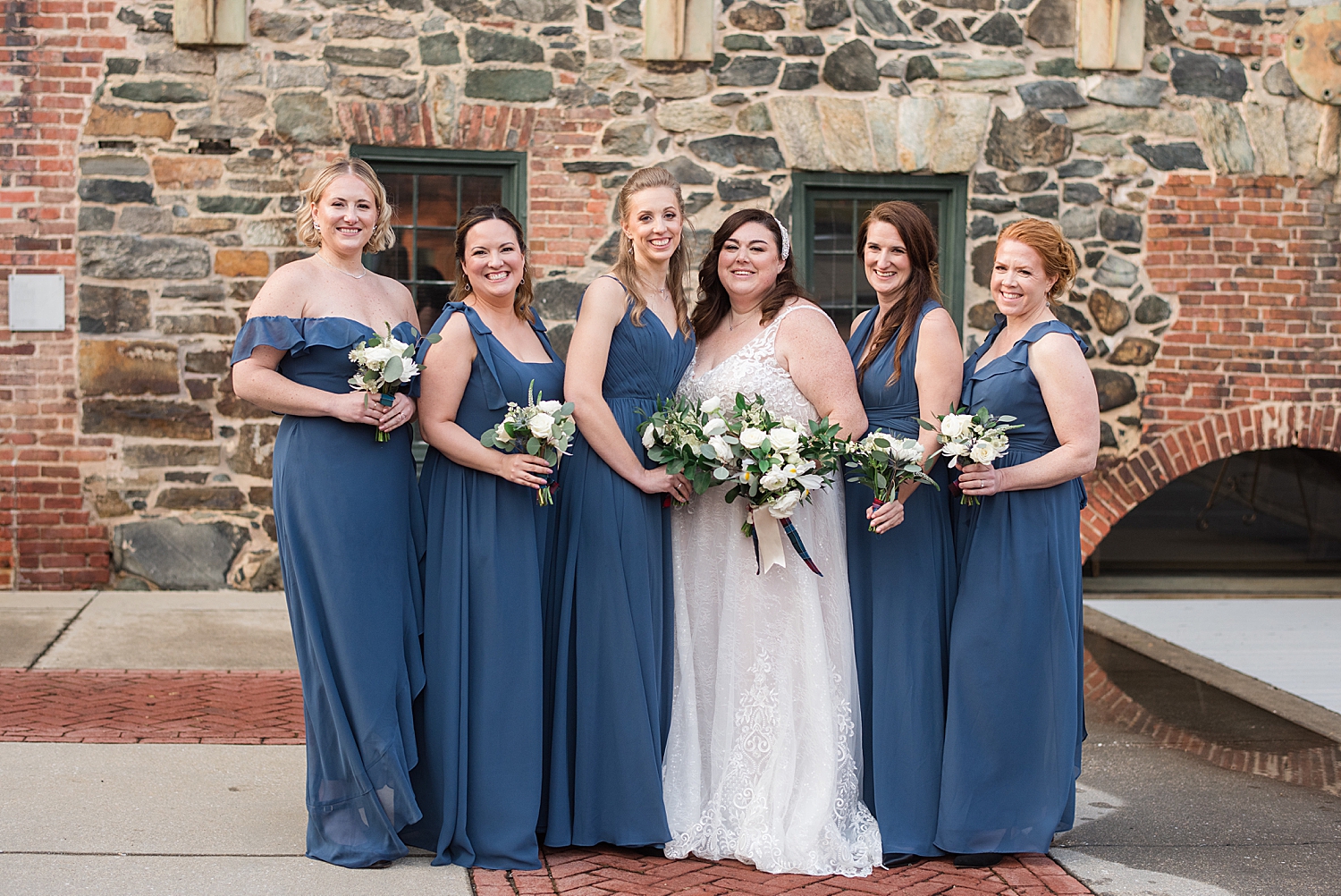 bride and bridesmaids