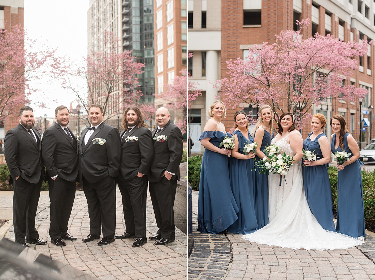 wedding party portraits