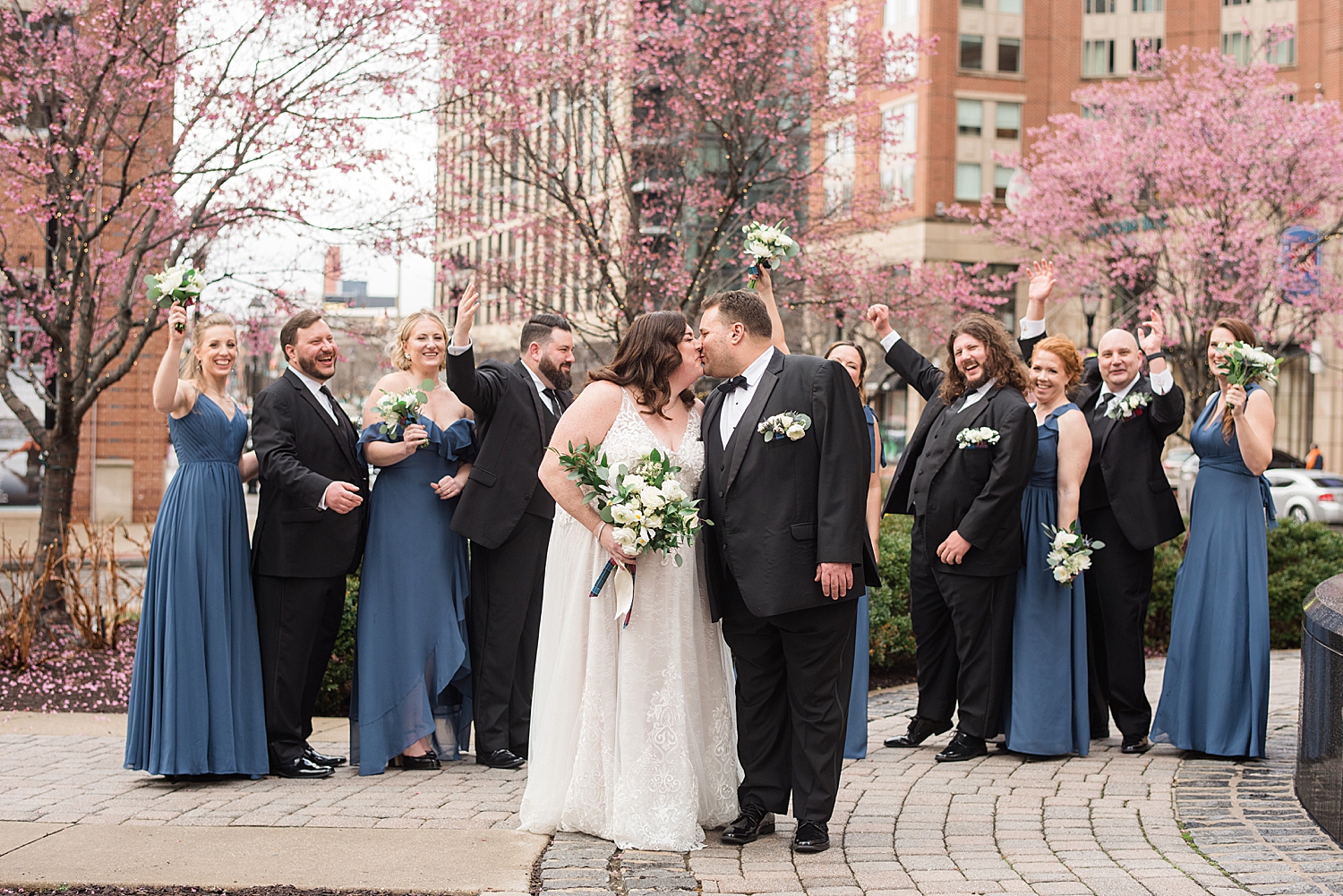 wedding party portrait