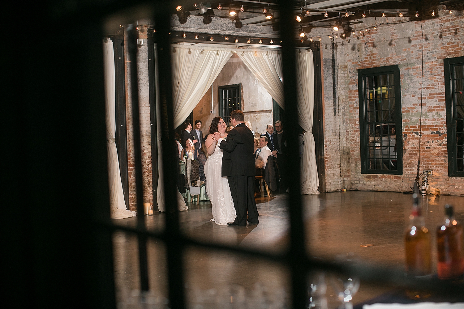 first dance through windows outside