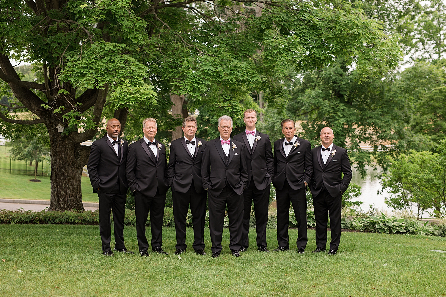 groomsmen portrait