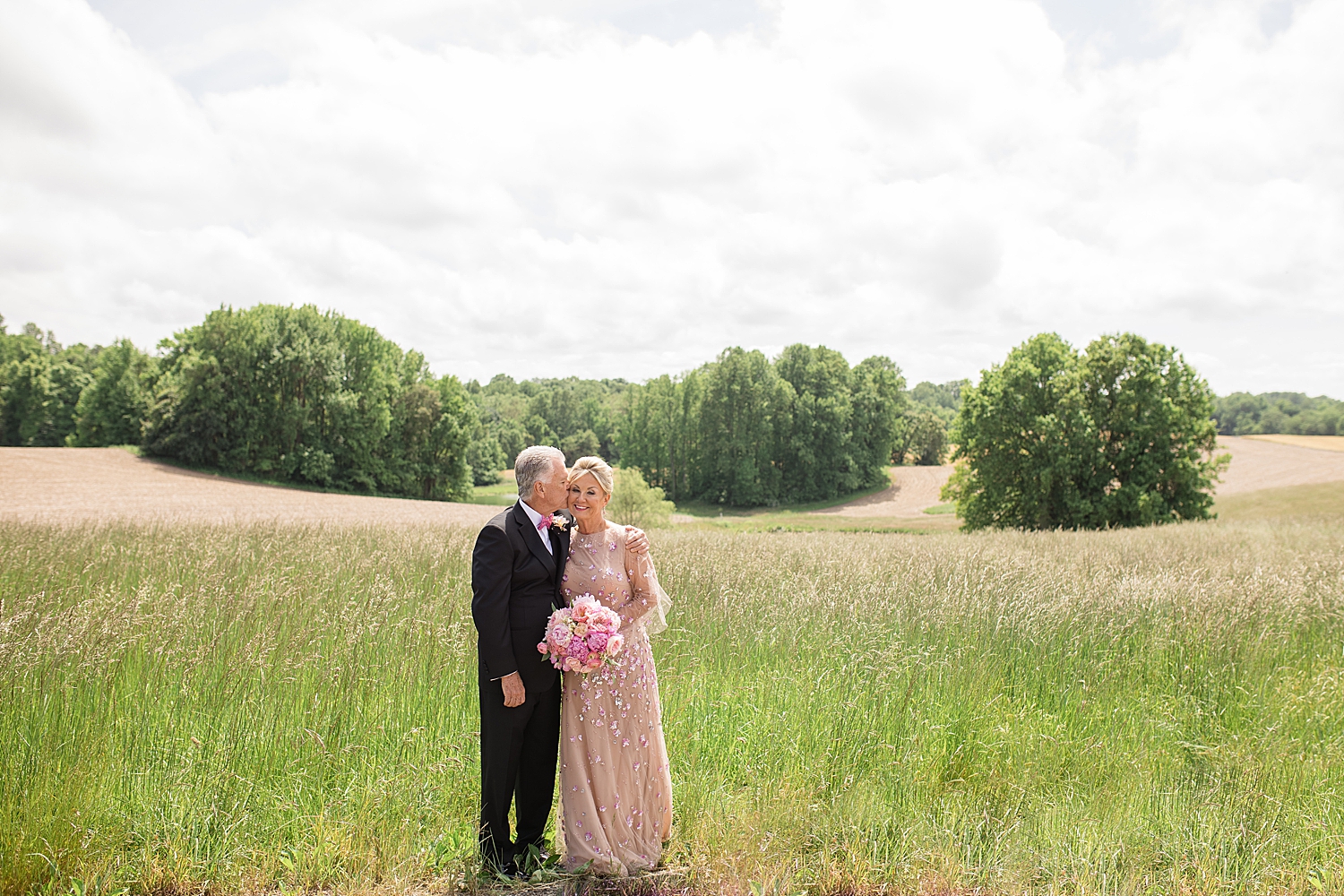 bride and groom portrait