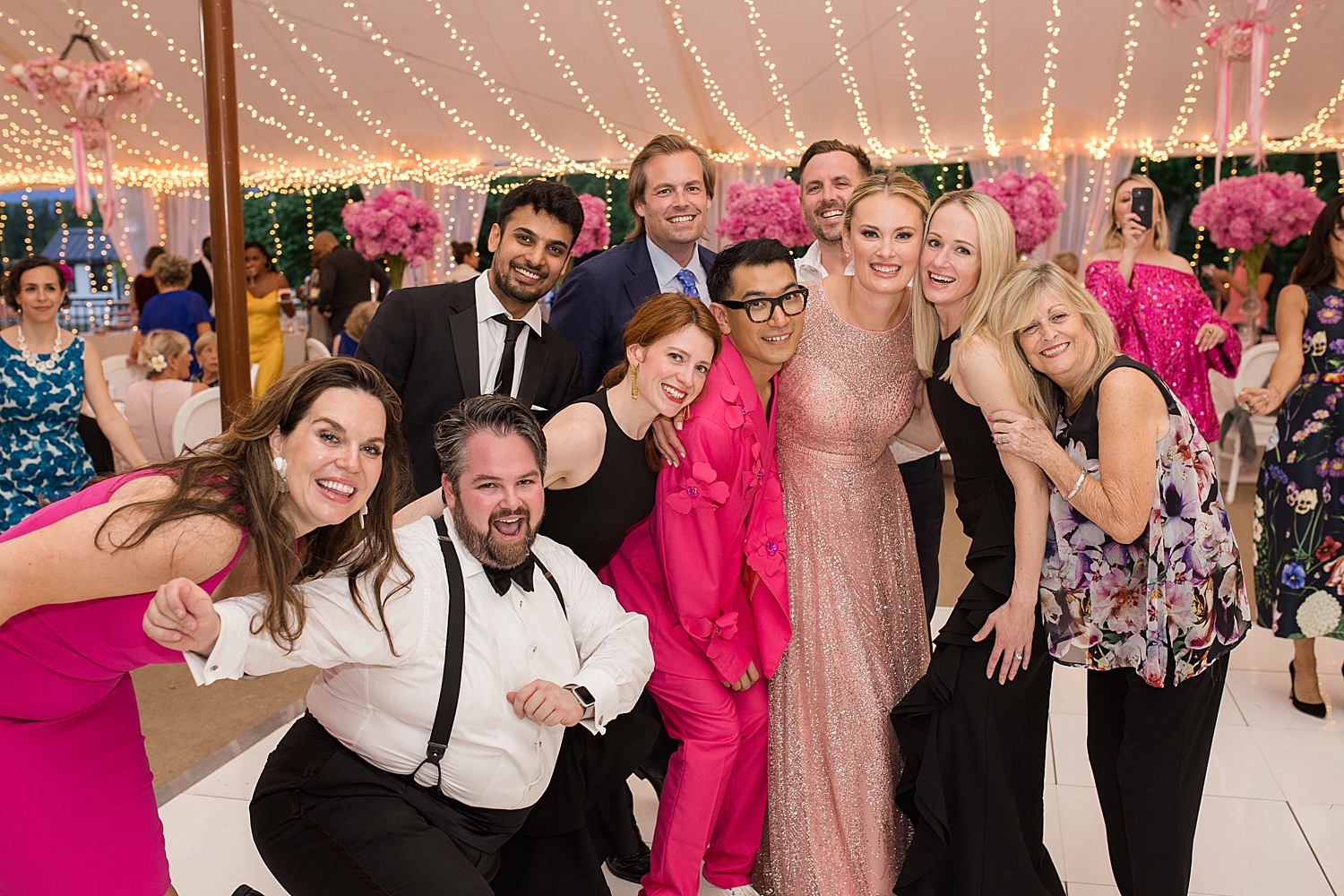 guests candid dance floor shot