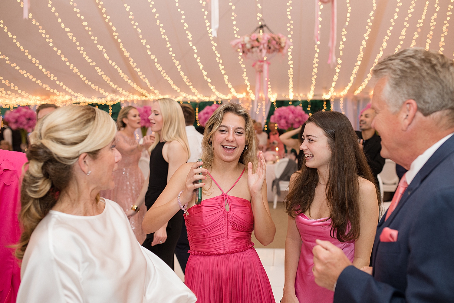 guests candid dancing