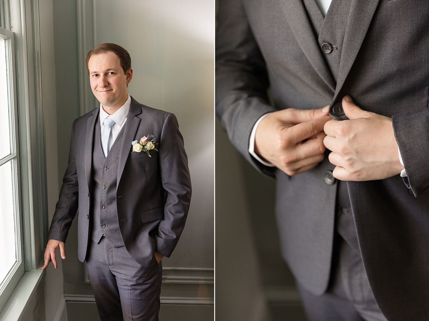 groom getting ready