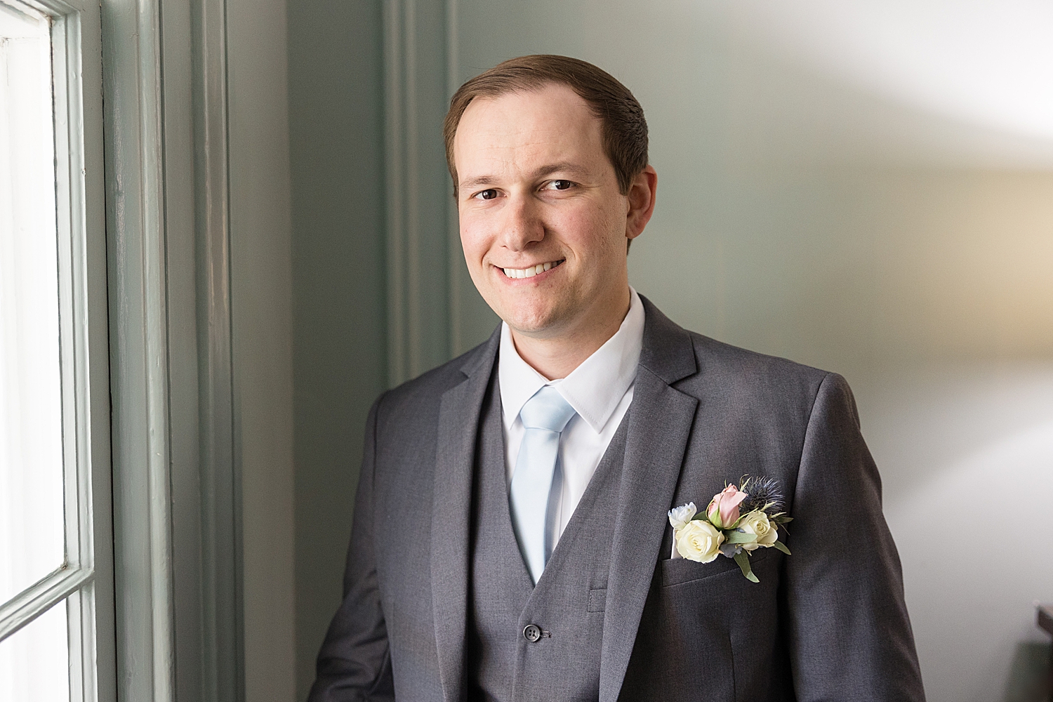 groom getting ready