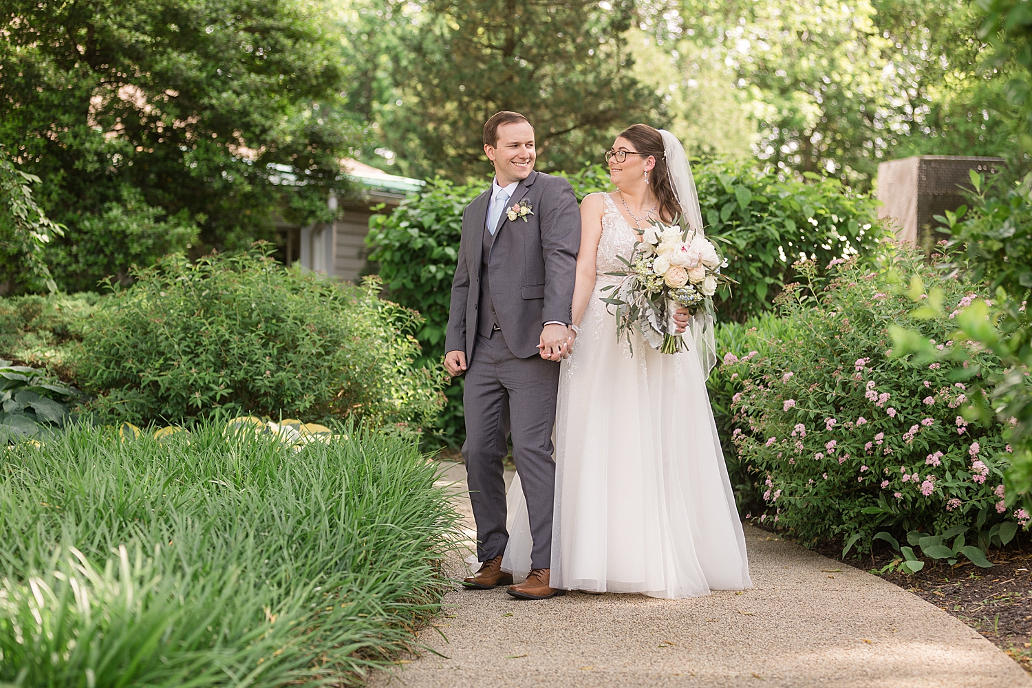 couple's portrait in the trees