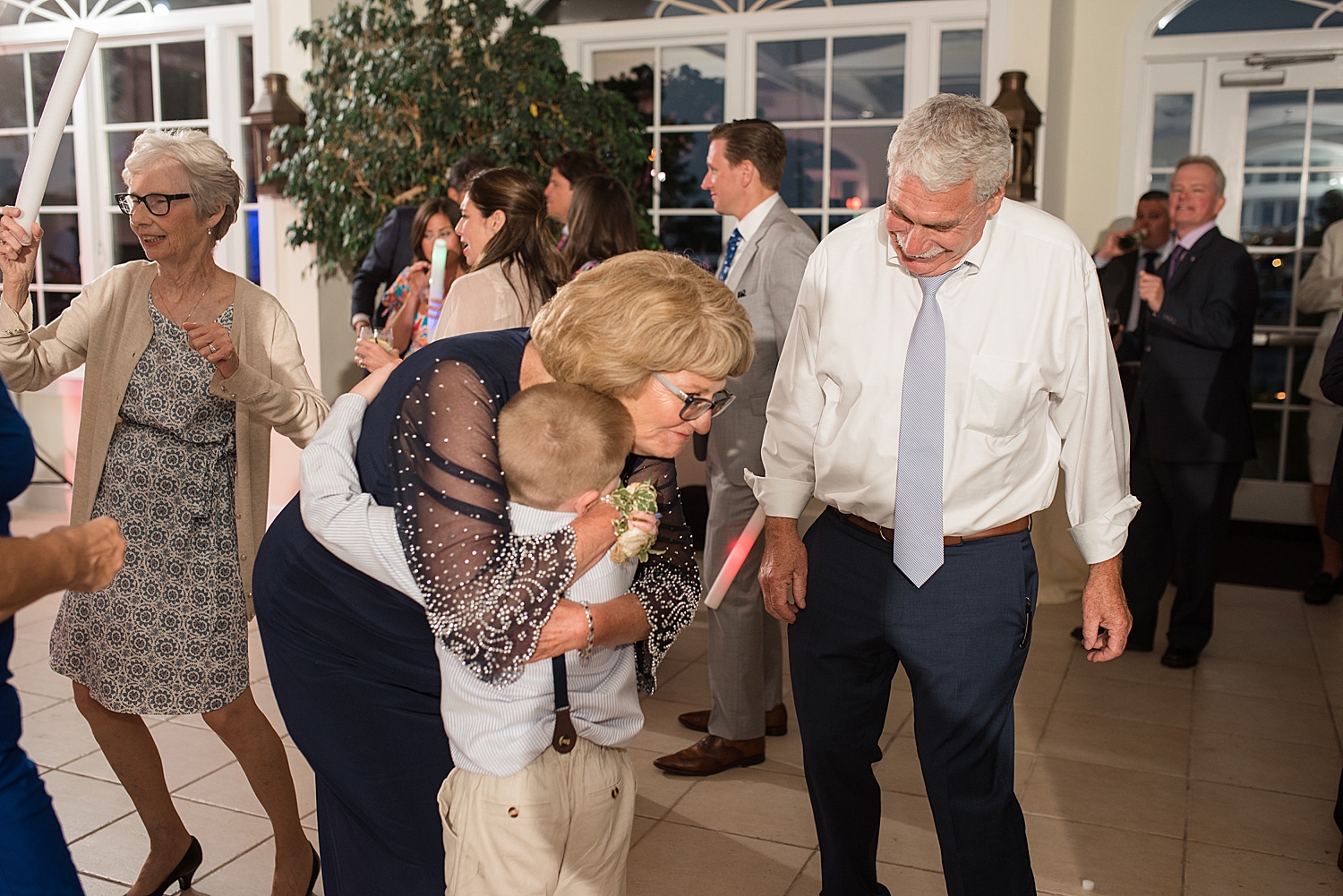 candid guests dancing