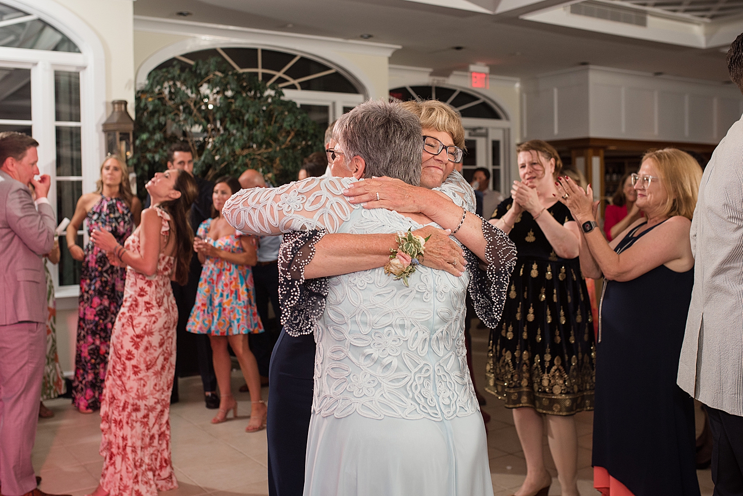 candid guests dancing