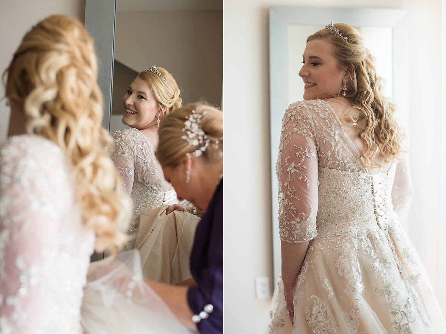 bride getting ready