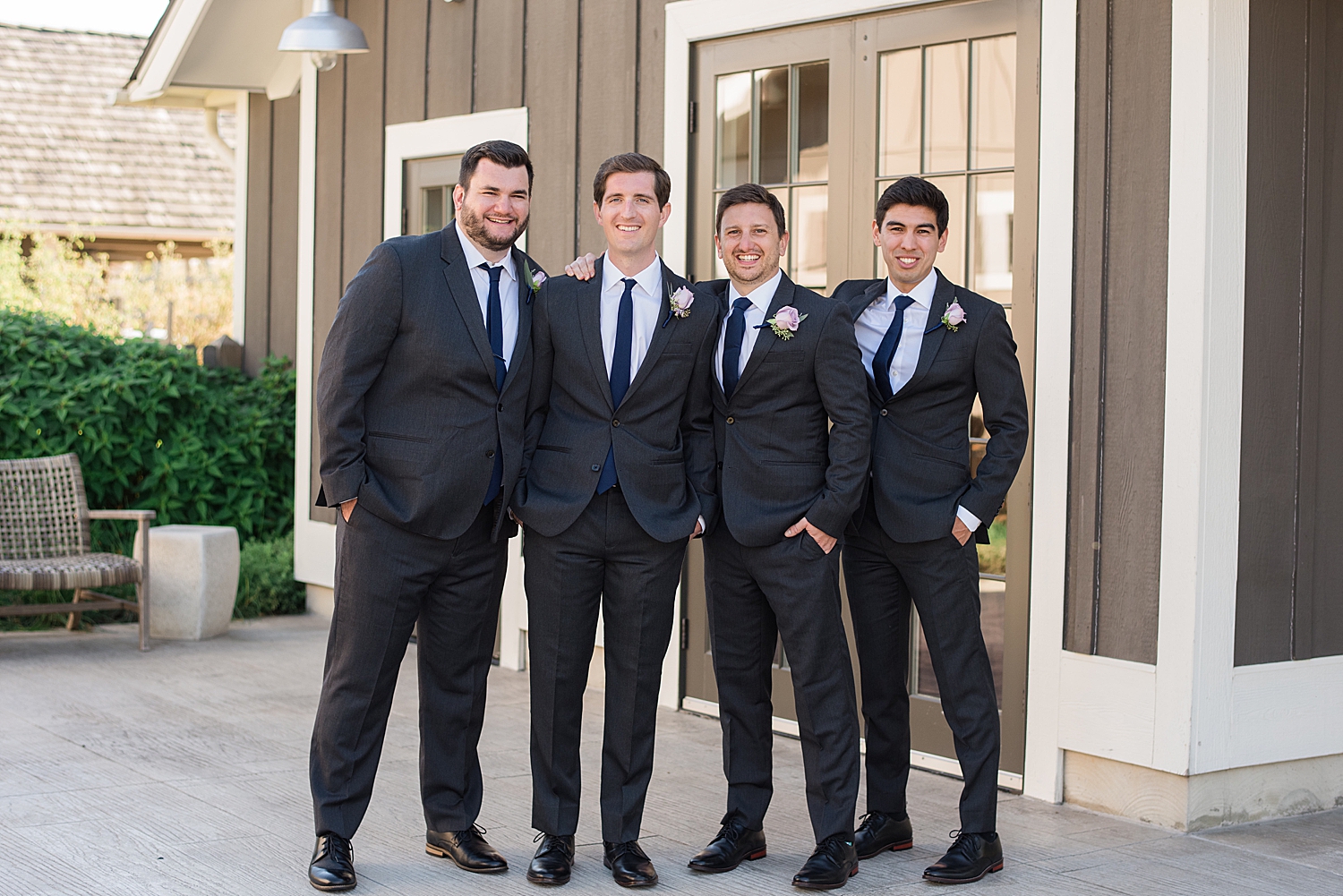 groom with groomsmen