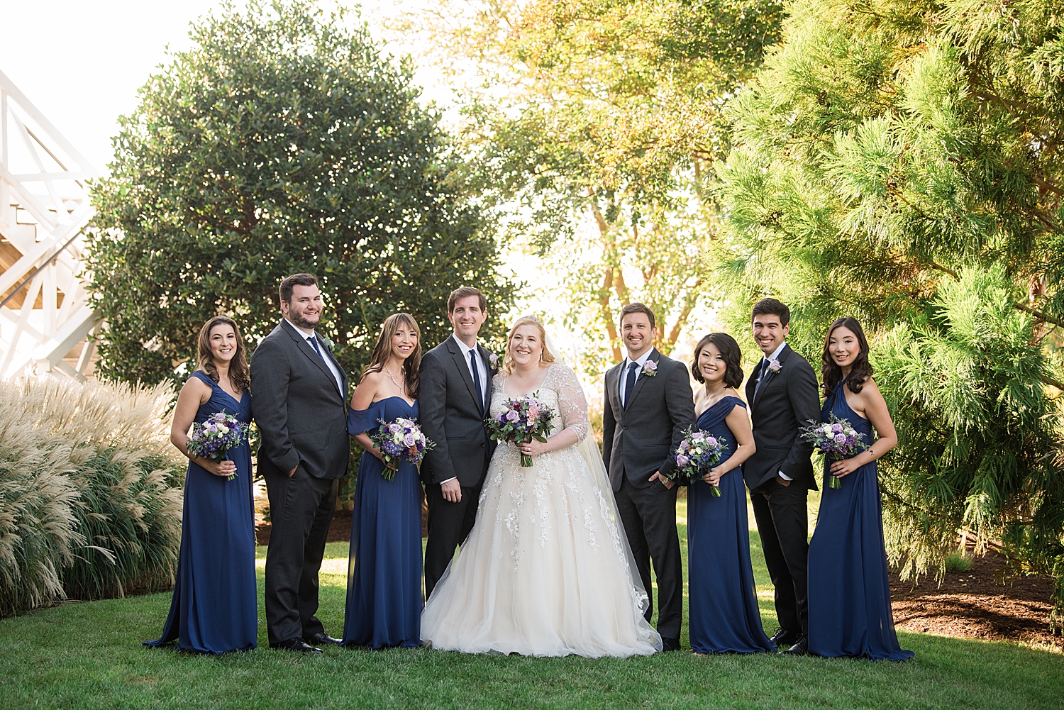 wedding party portrait