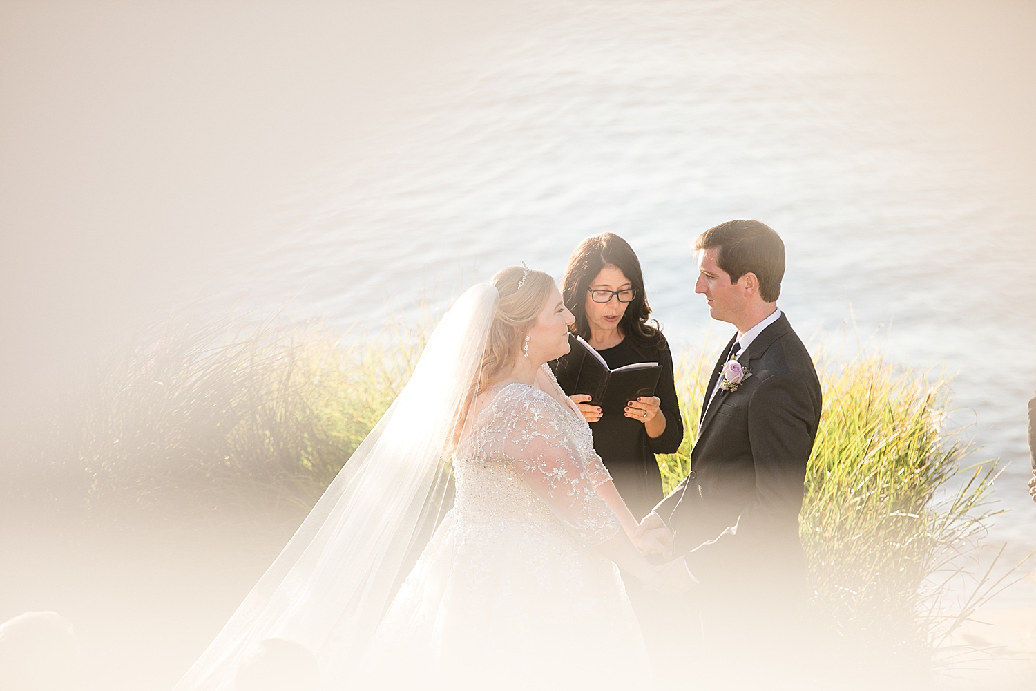 ceremony overlooking chesapeake bay