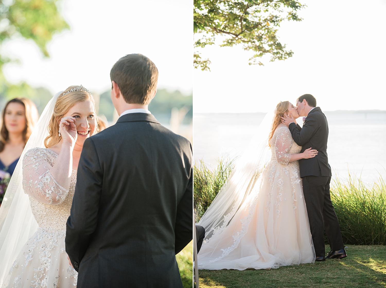 ceremony overlooking chesapeake bay