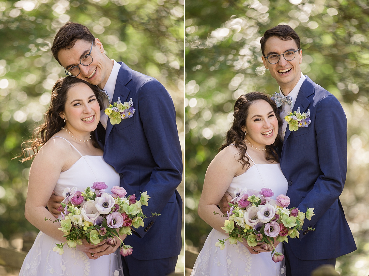 bride and groom portrait