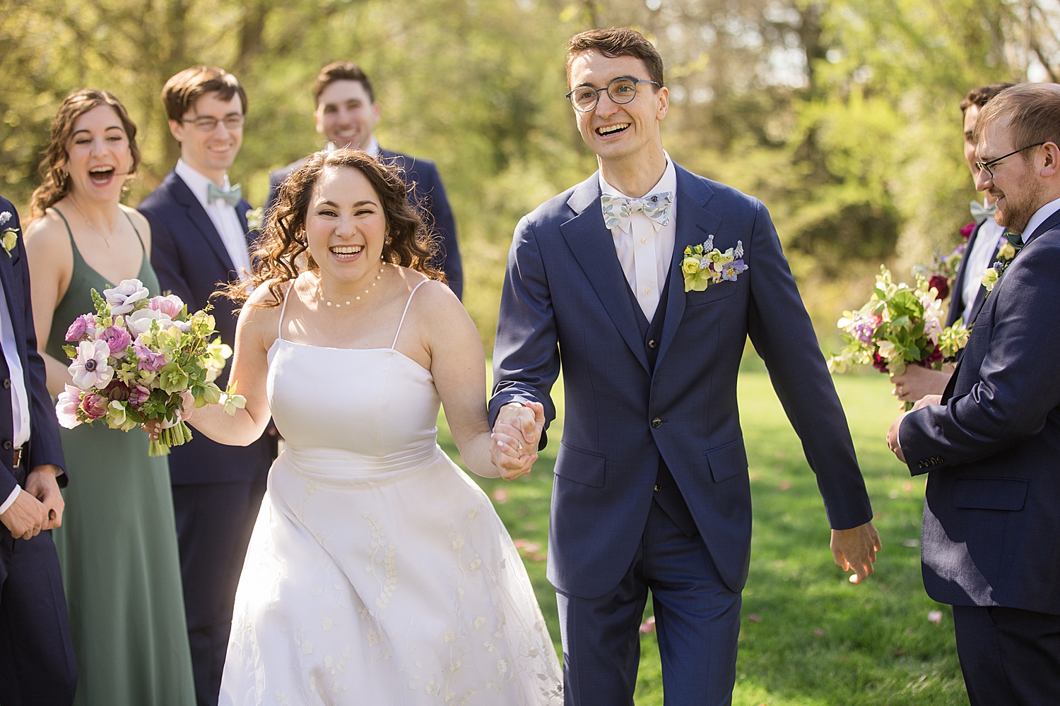 bride and groom portrait