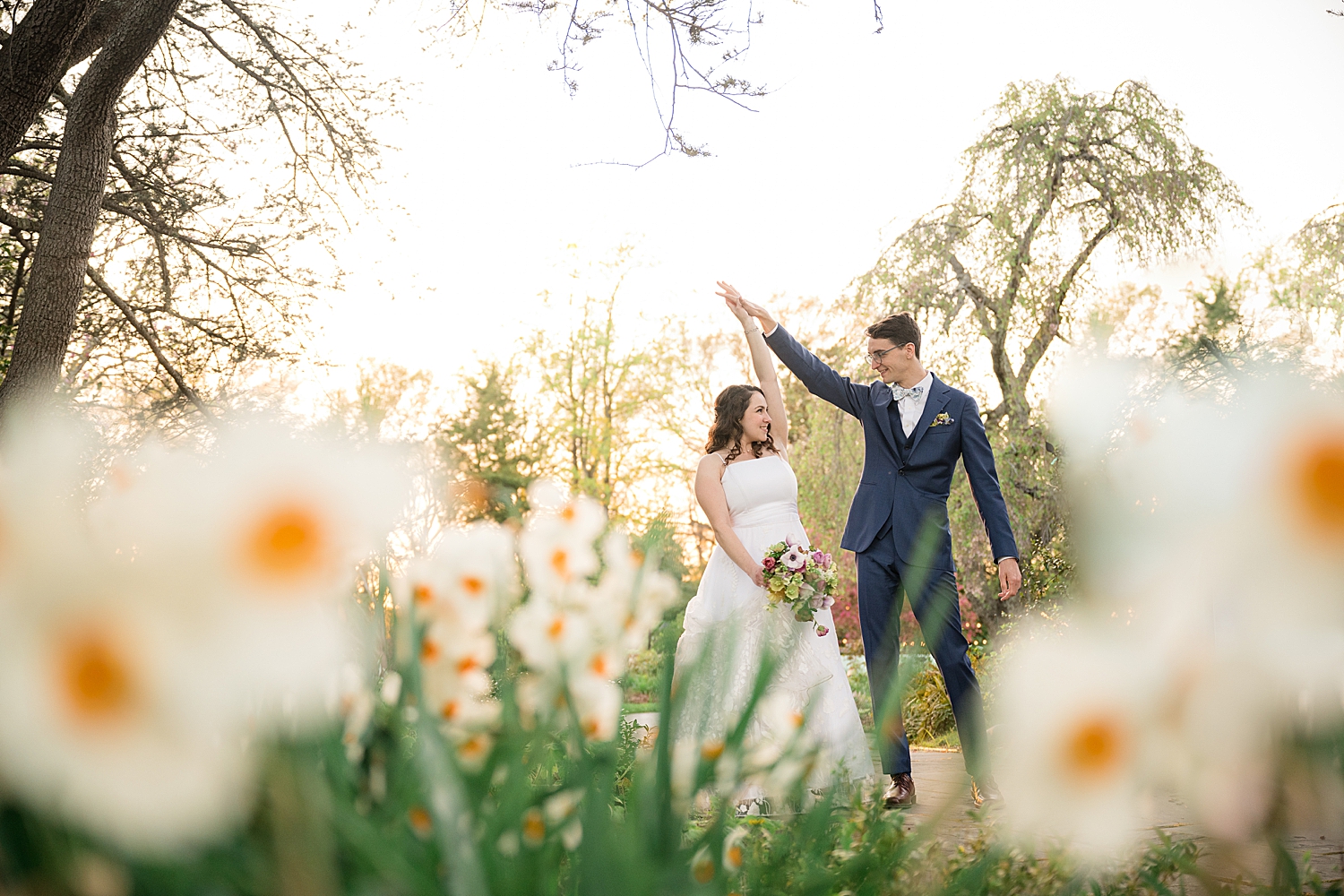 couple portrait at historic london town and gardens