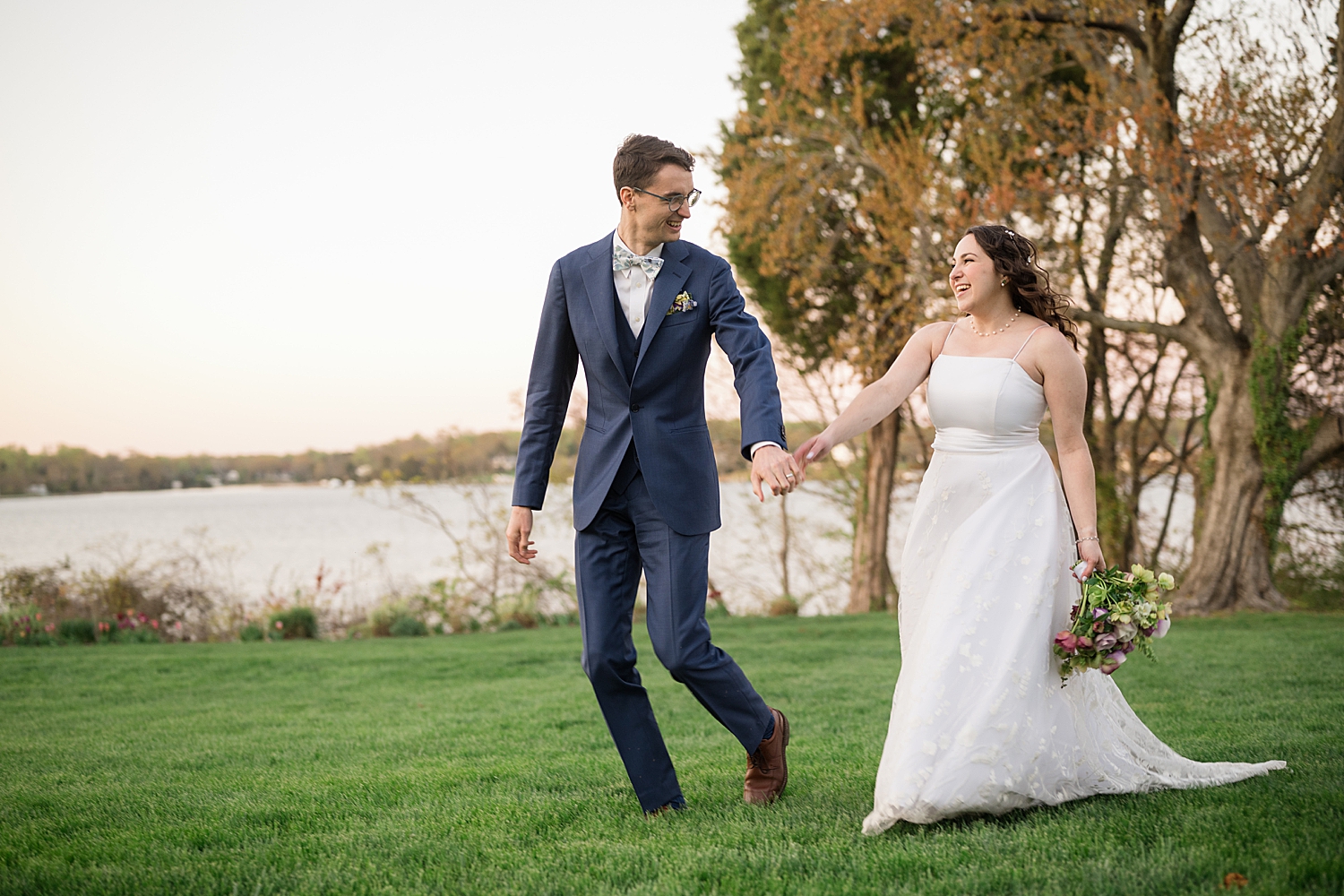 couple portrait at historic london town and gardens