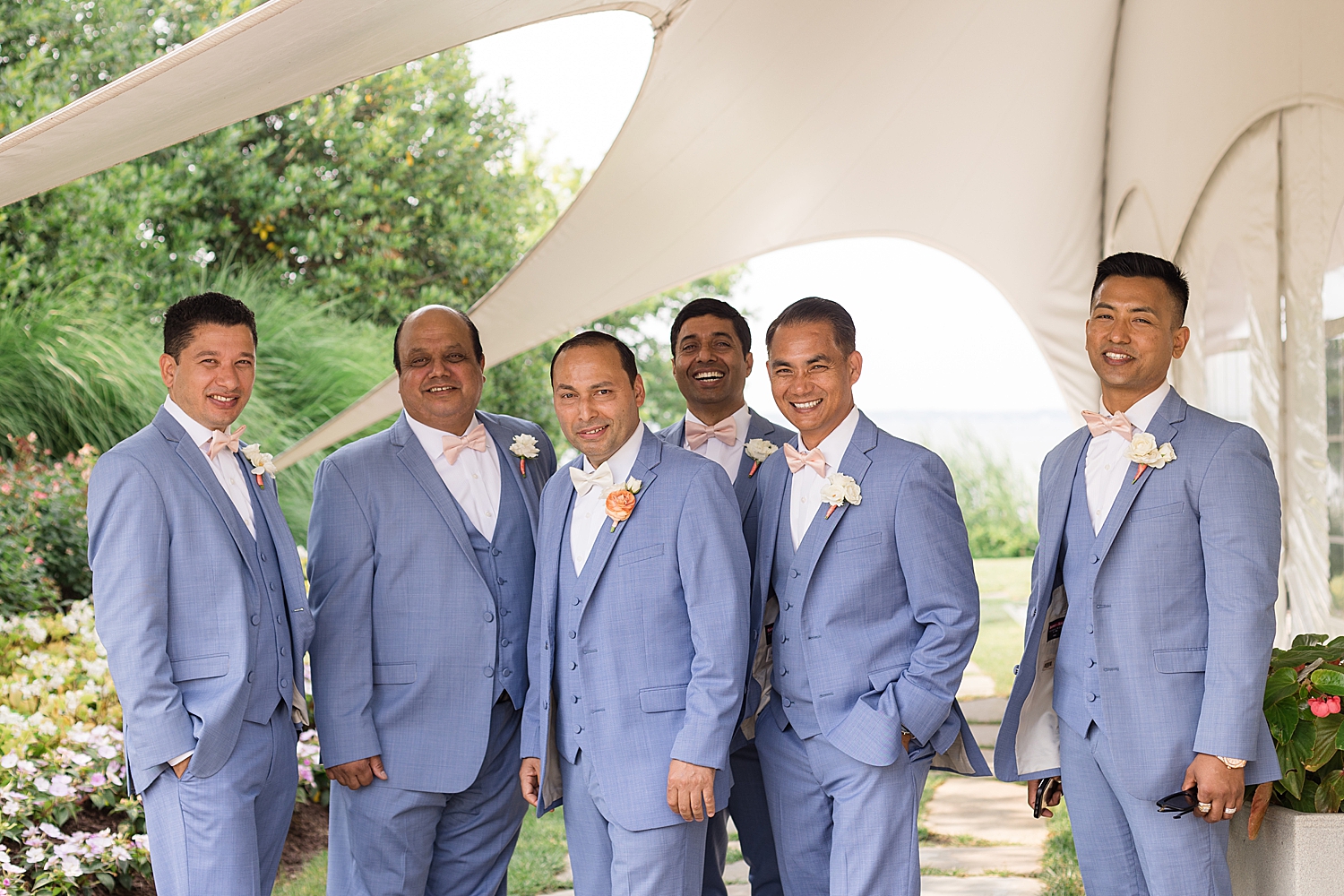 groomsmen portrait