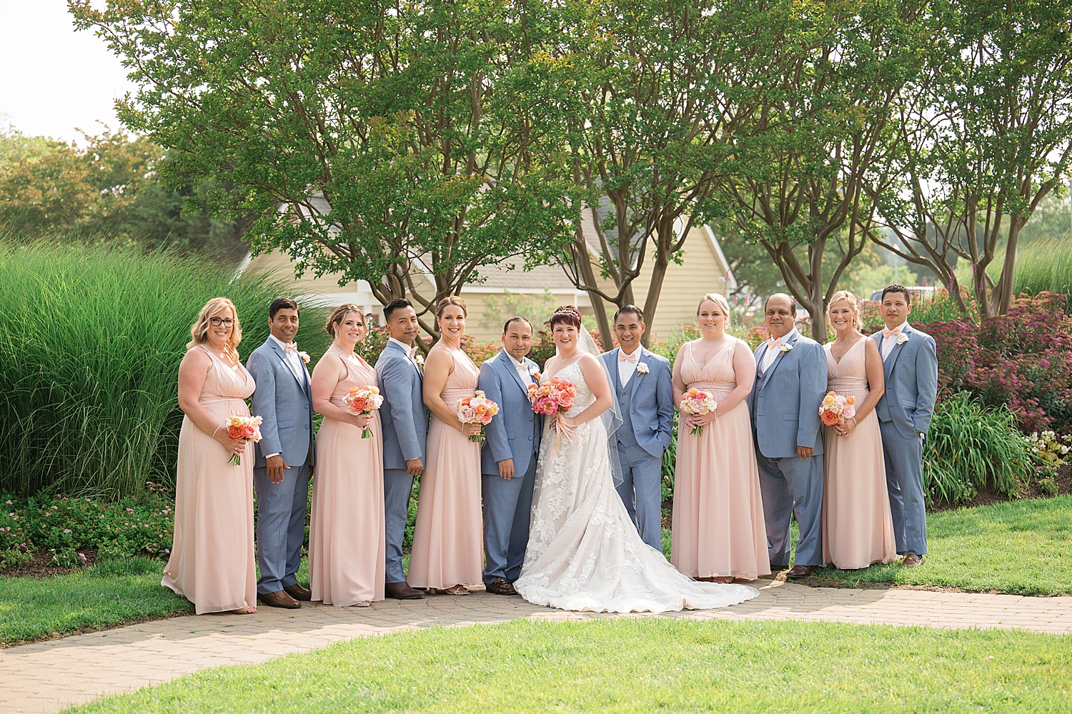 full wedding party herrington on the bay